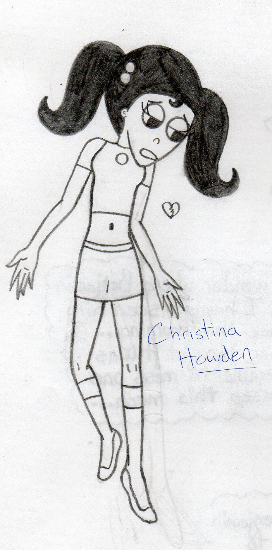 Another full-body Yanya with her old clothing style