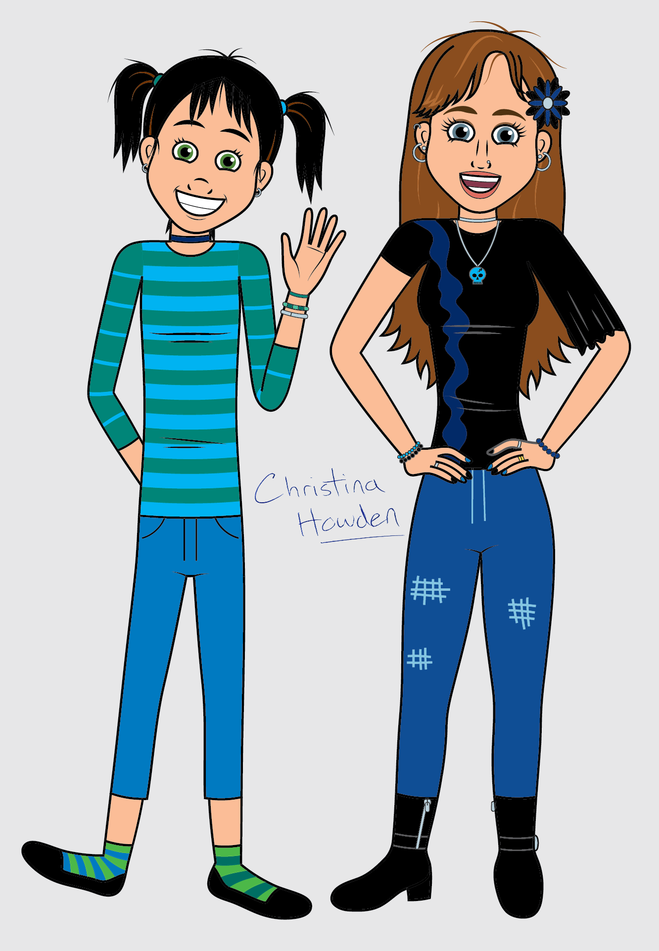 TJL protagonist with TJL author (Yanya and I would definitely be best friends)
