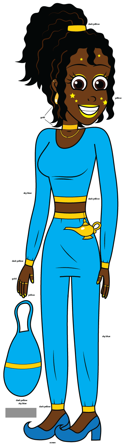 Keesha, computer drawing