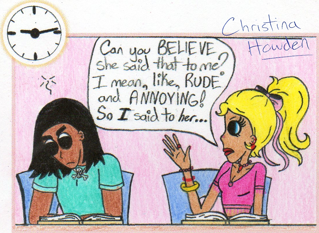 An alternate but funny scene featuring Benjamin and Mallory, Part 1