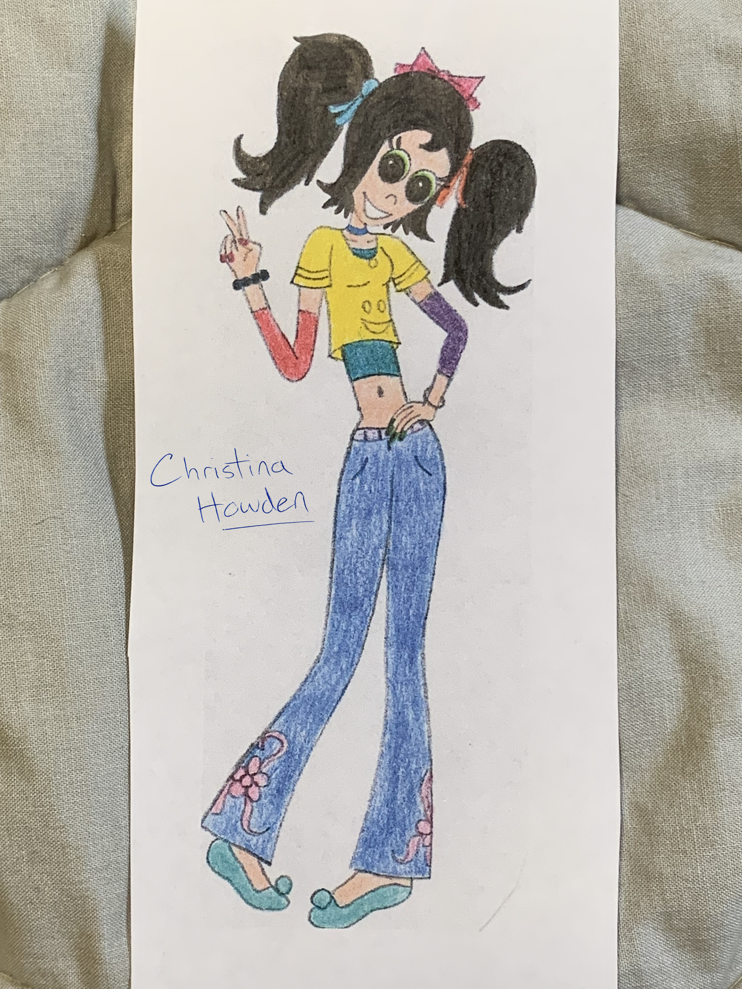 A much more mismatched and colourful Yanya