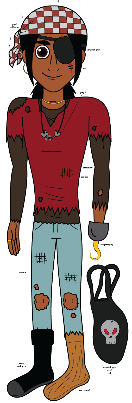Benjamin, computer drawing