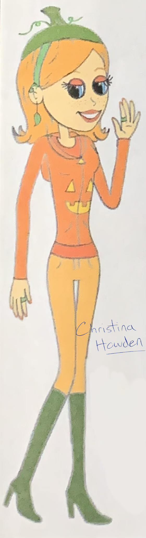 Natalie, early paper drawing