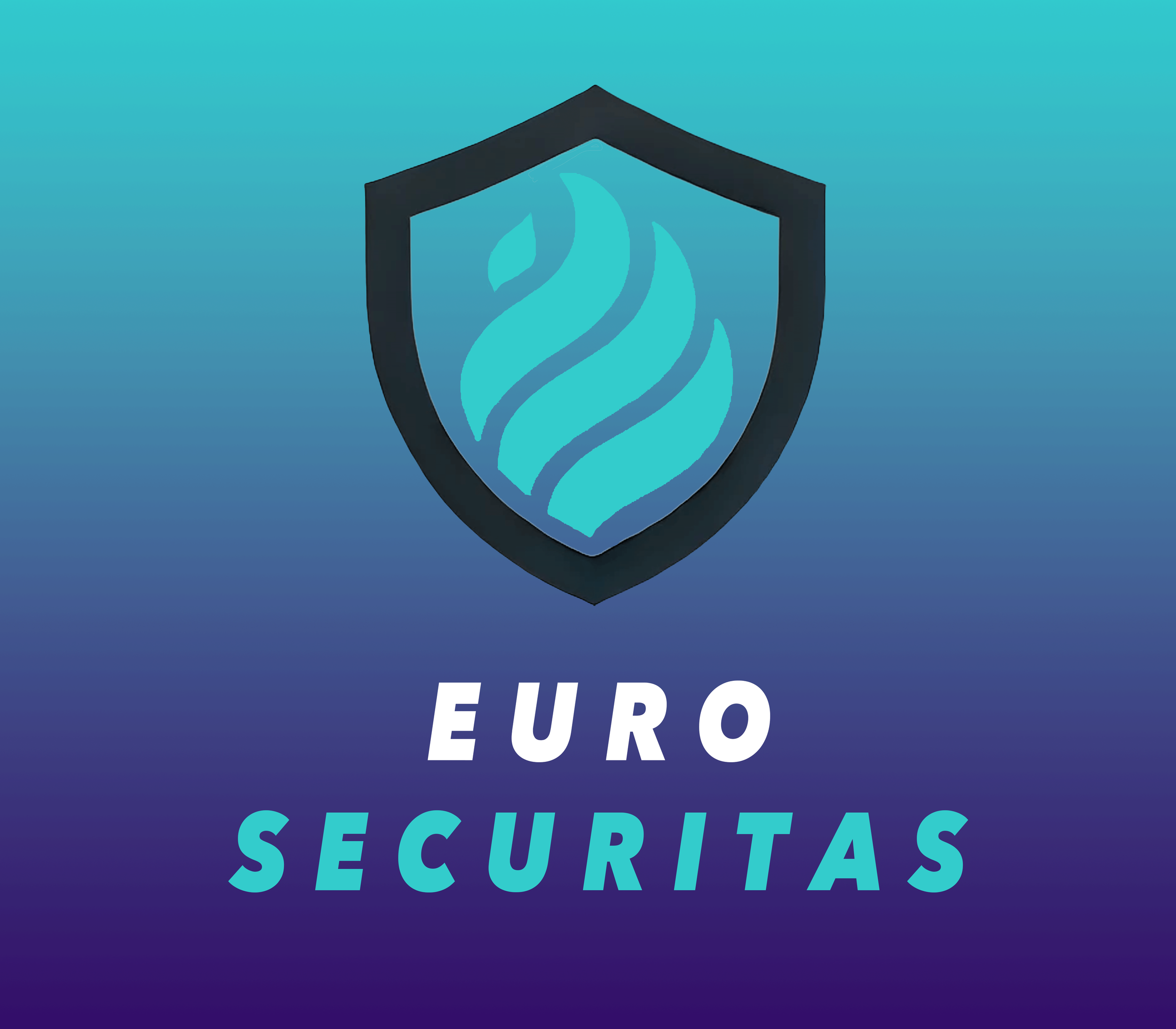 Logo of the European Securitas featuring a shield with a flame symbol in the center, set against a blue background with the words 'EURO' and 'SEGU'.