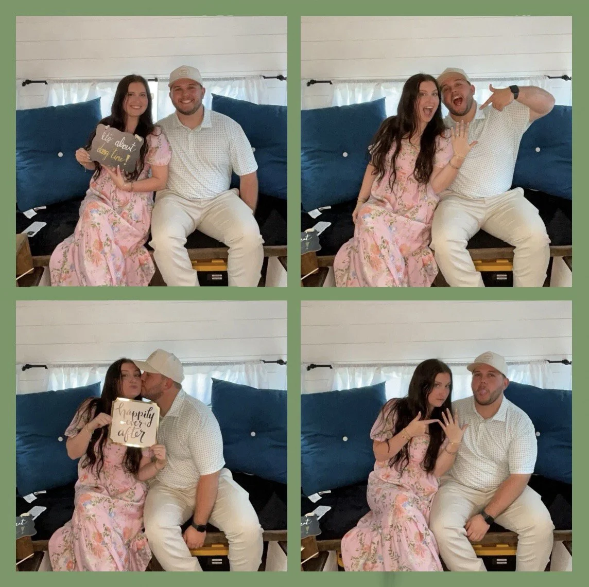 four photos