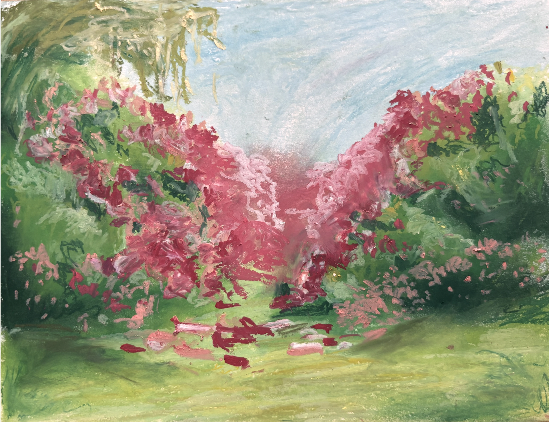 Rose Bushes print