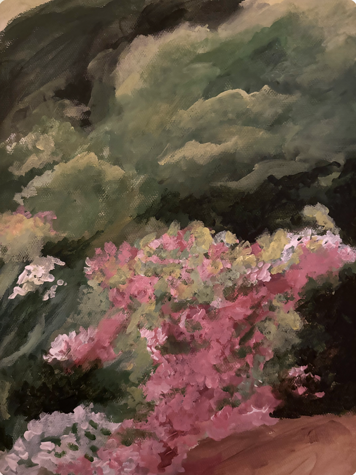 Peony Bush print