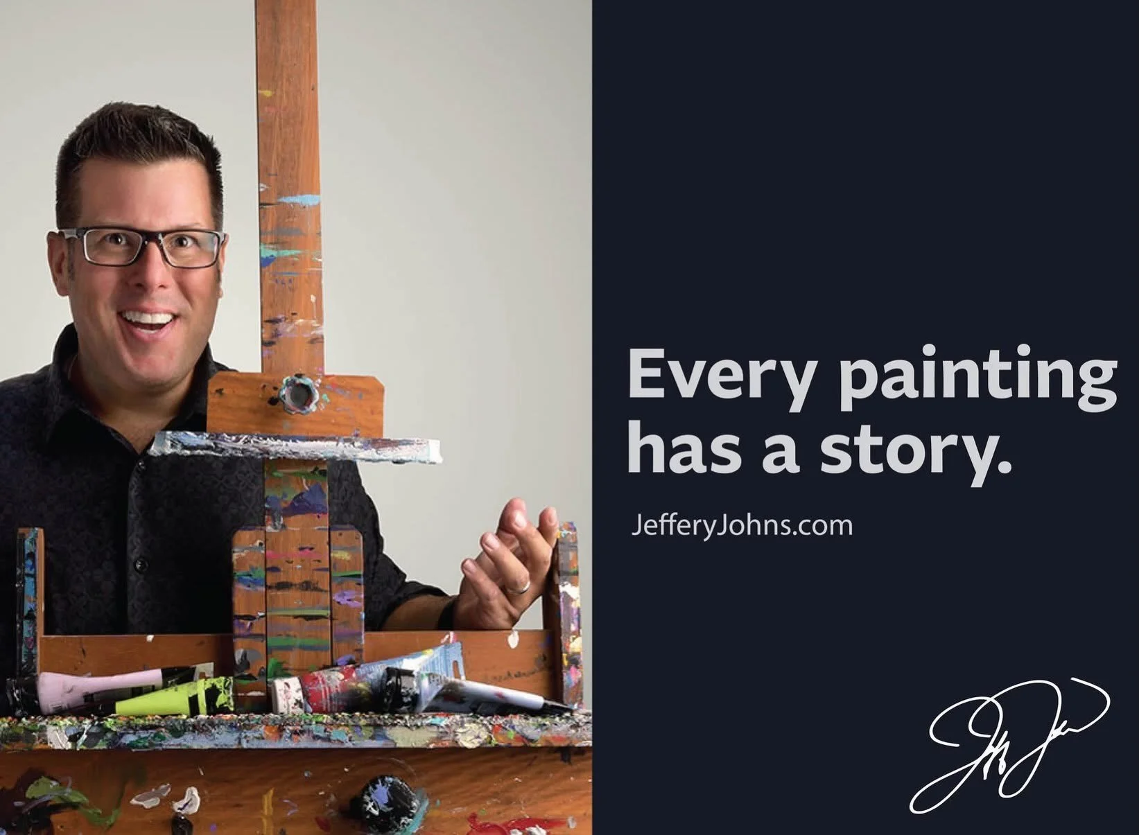 Every painting has a story.

After months of work, I&rsquo;m excited to finally share something I&rsquo;ve wanted to create for a long time.

JefferyJohns.com is a place to explore the original paintings I&rsquo;ve created over the years, the stories
