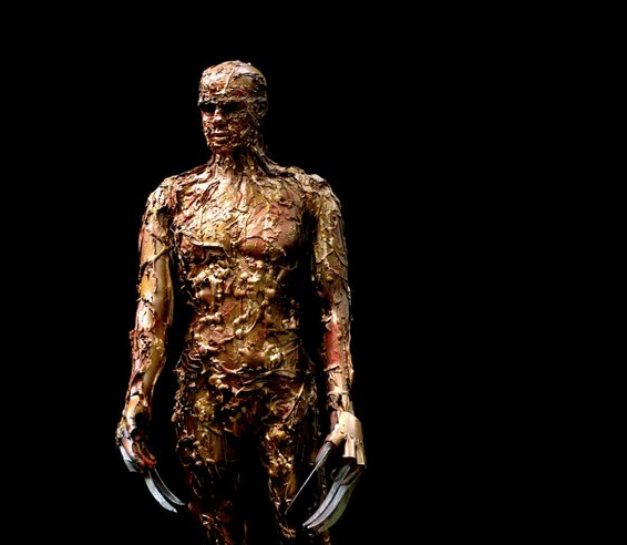 Freddy Krueger | A fresh look at an old nightmare. Mixed-media plus paint and encaustics on mannequin. 