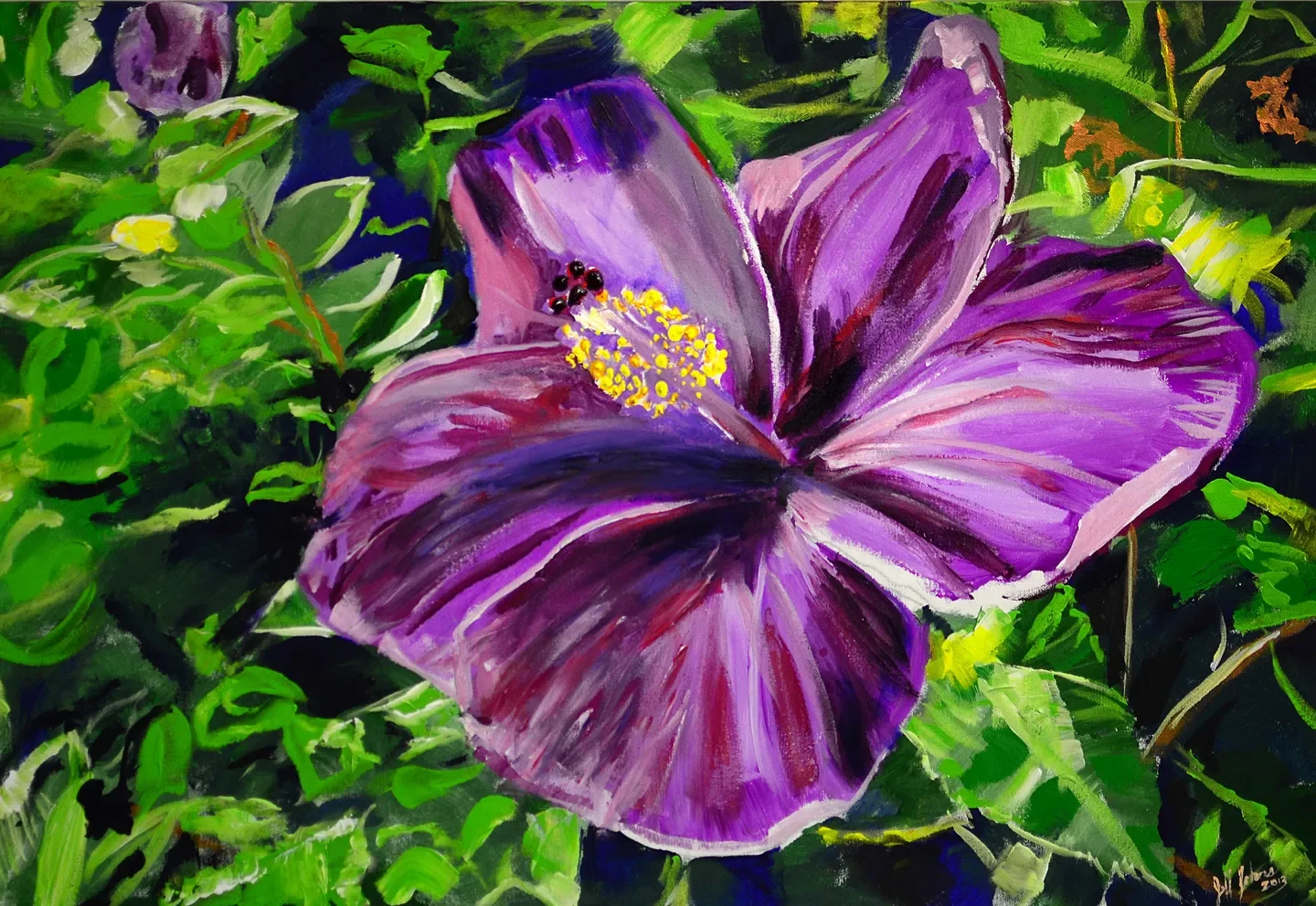FreyFlower | 20″ x 24″ Acrylic on Canvas  by Jeff Johns and Colin Daugherty SOLD
