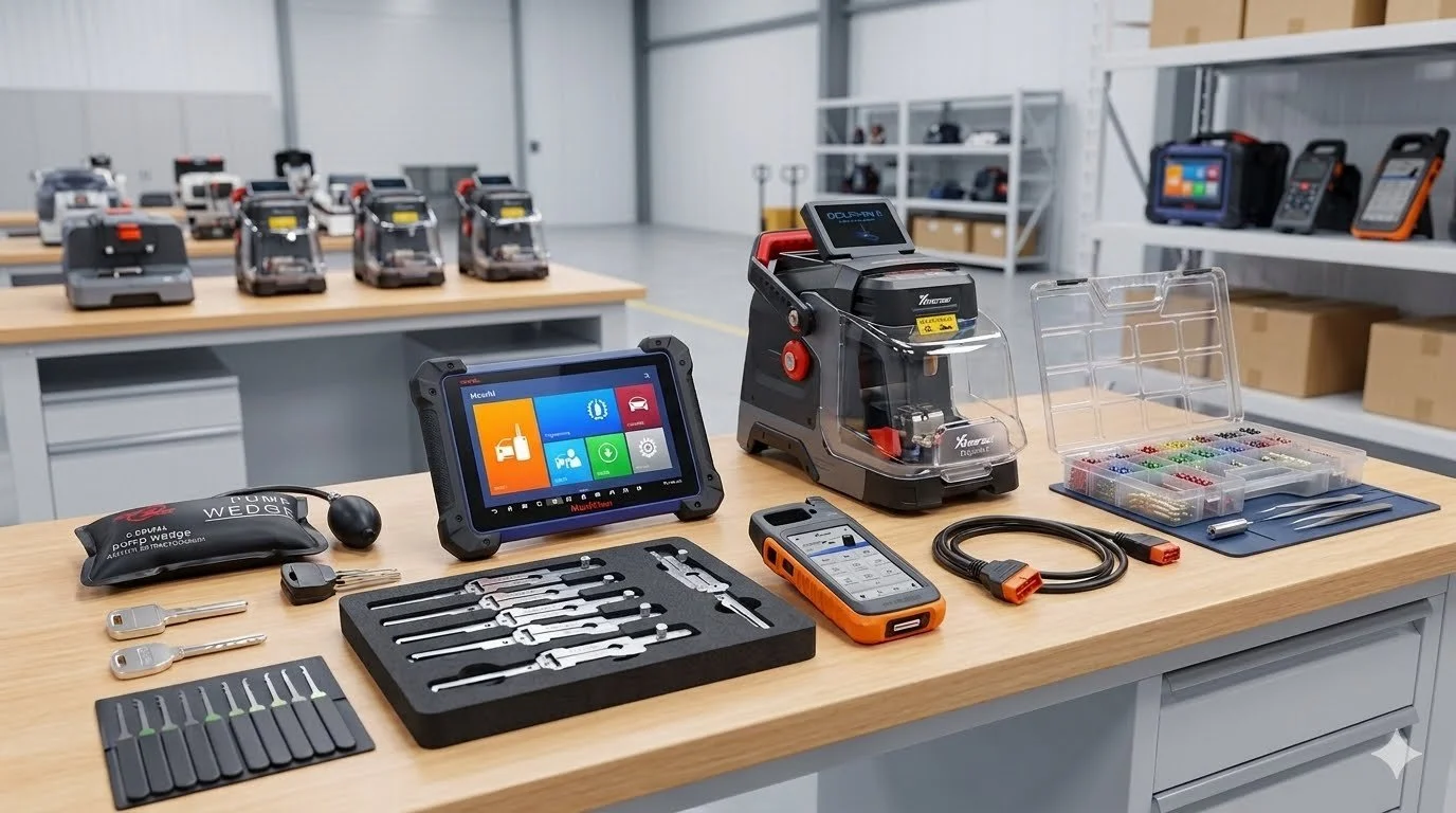 locksmith tools, autel, lockout, rekey, key fob, door pump, unlock, shims, lishi