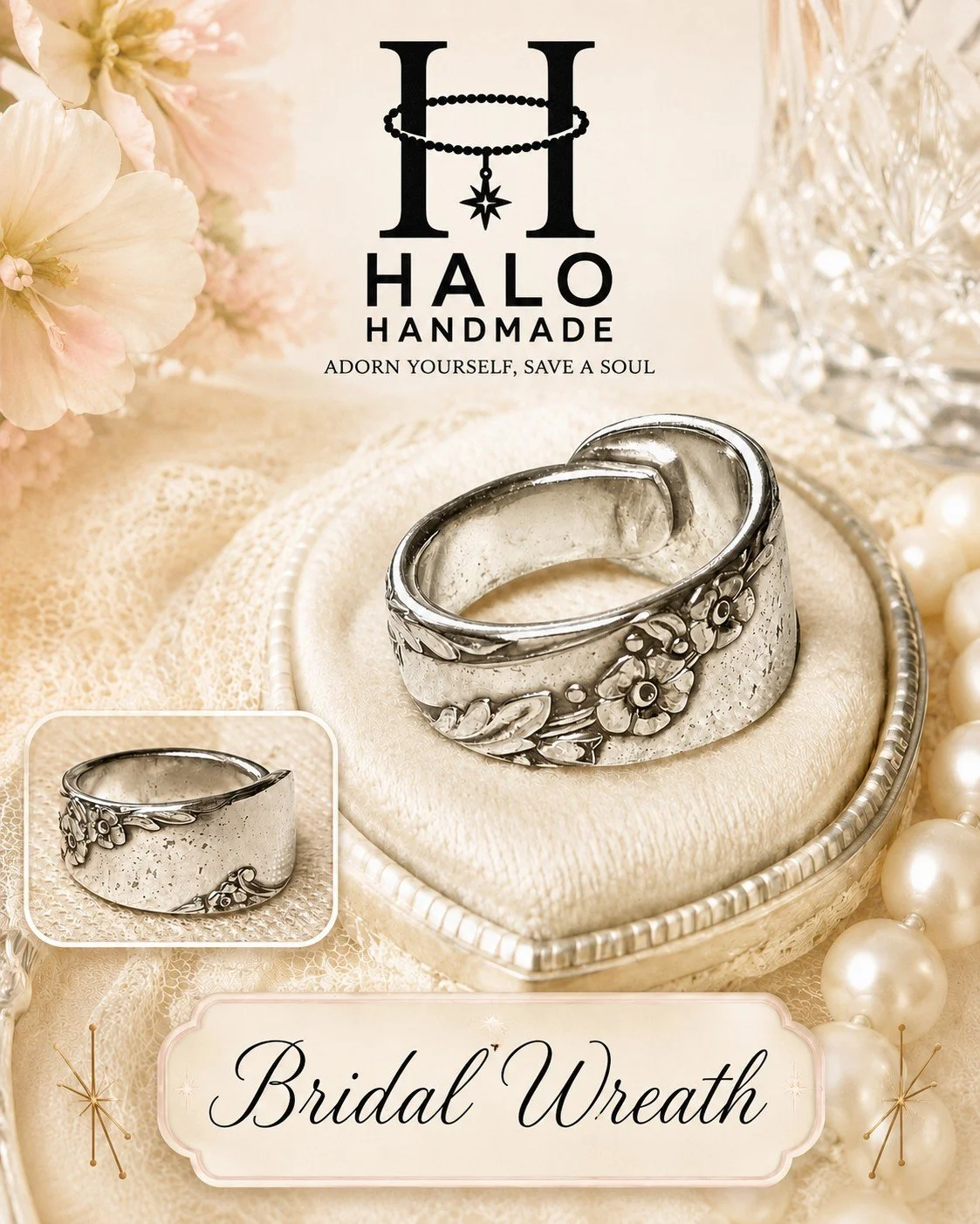 Bridal Wreath Tuck Style