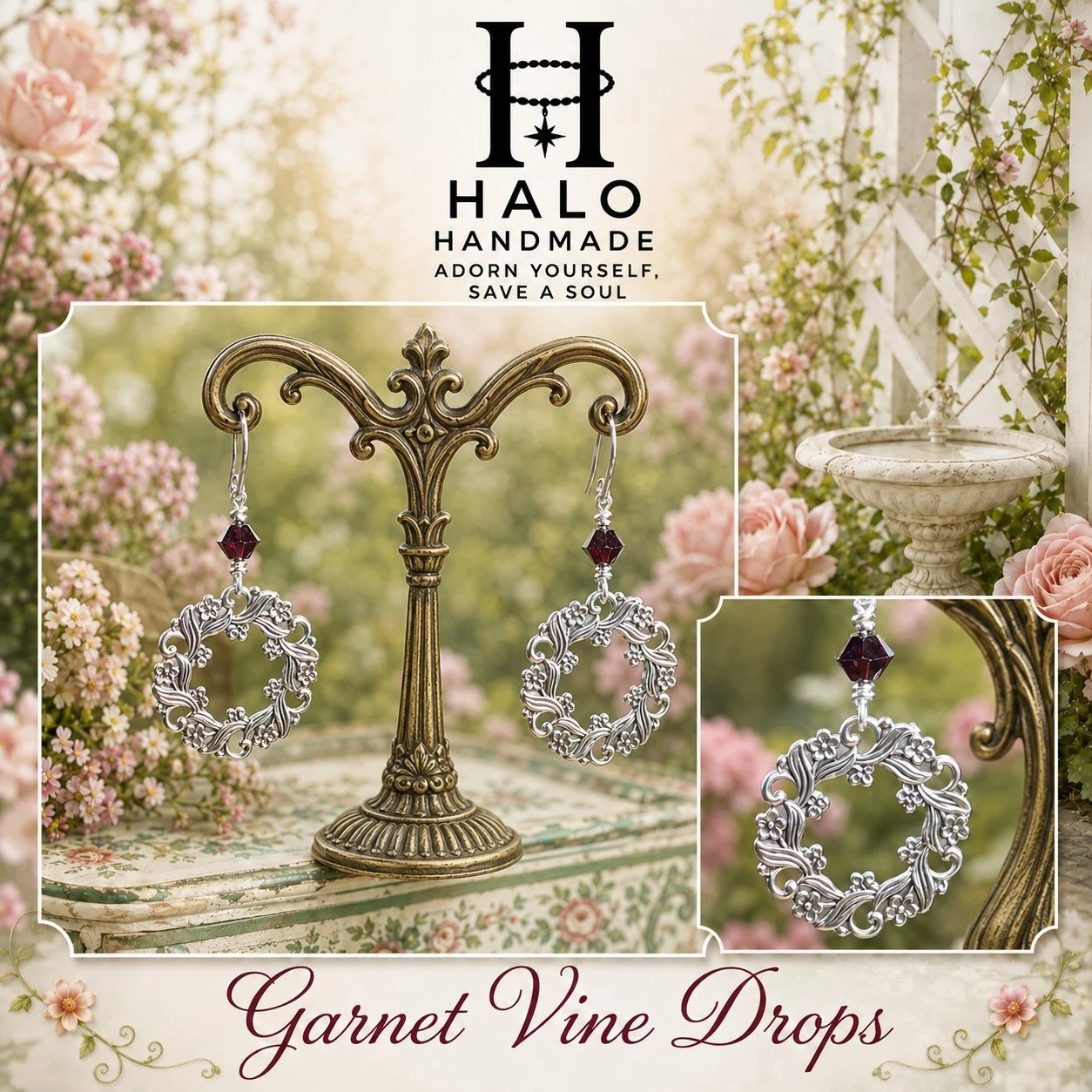 Garnet Vine Drops