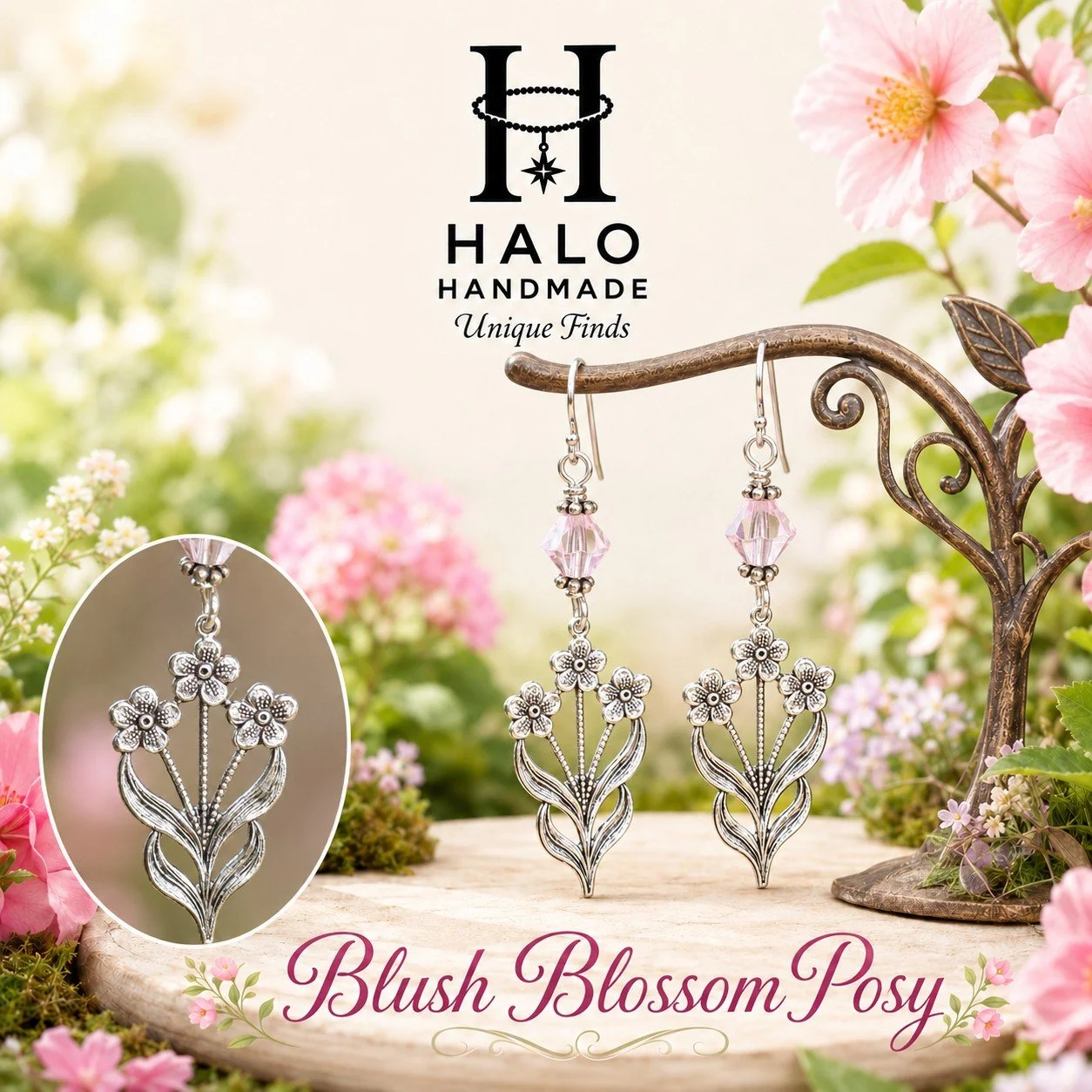 Blush Blossom Posy