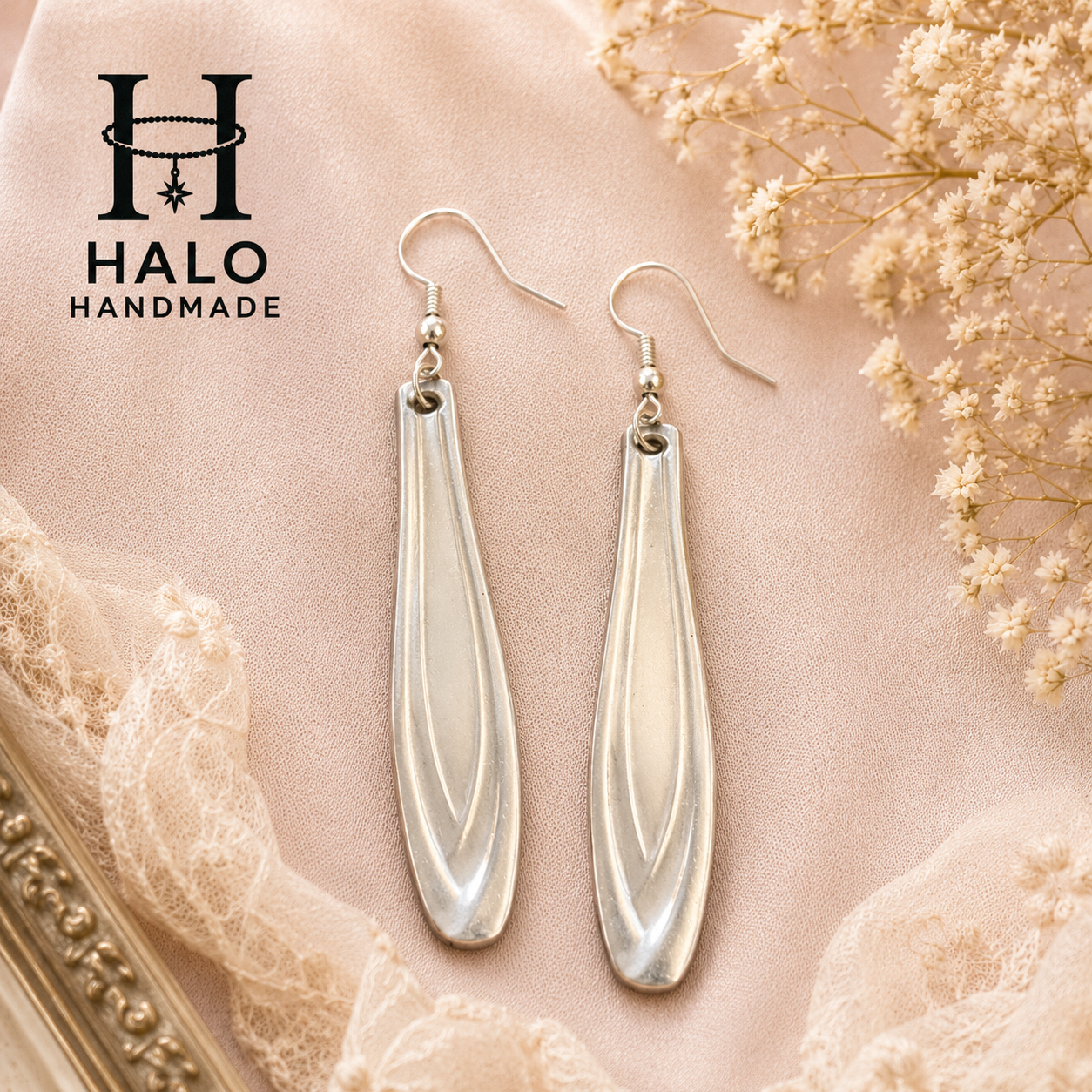 Silver Willow Earrings