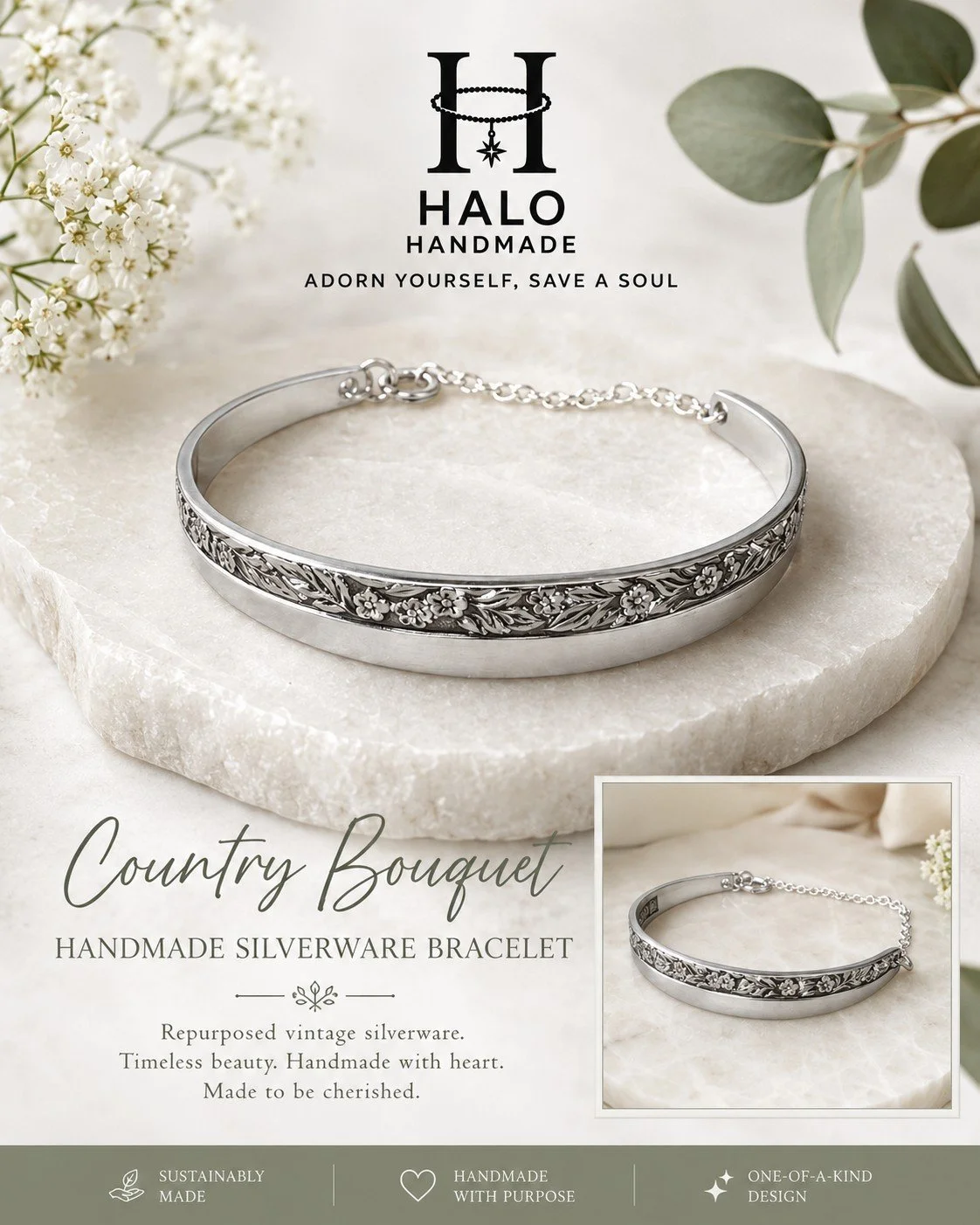 Country Bouquet Bracelet