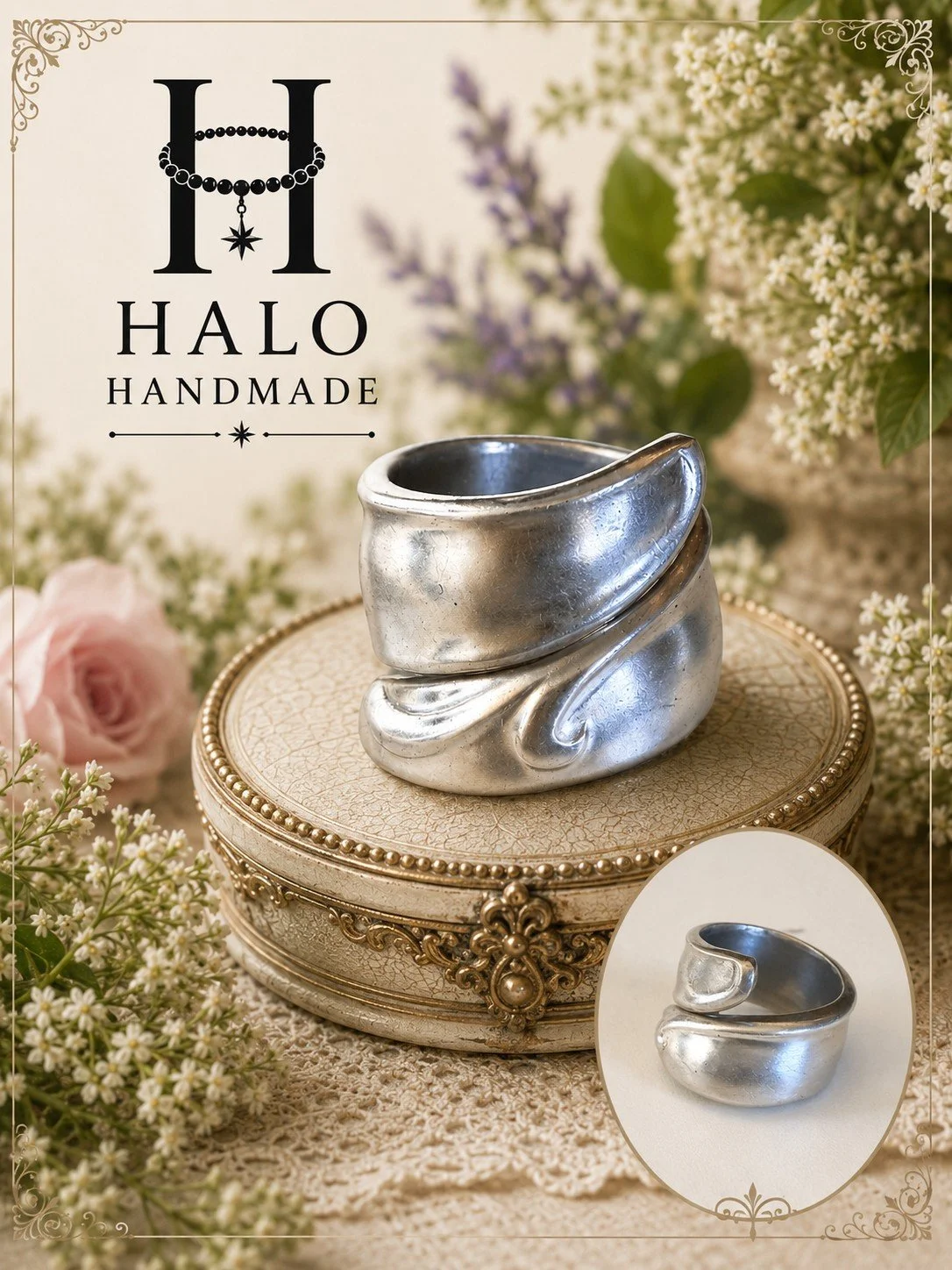 Pine Spray Ring