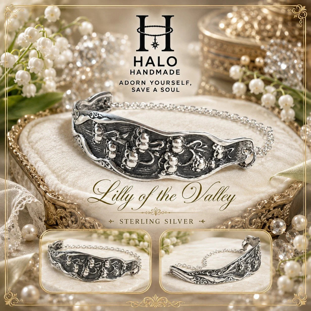 Lilly of the Valley Bracelet