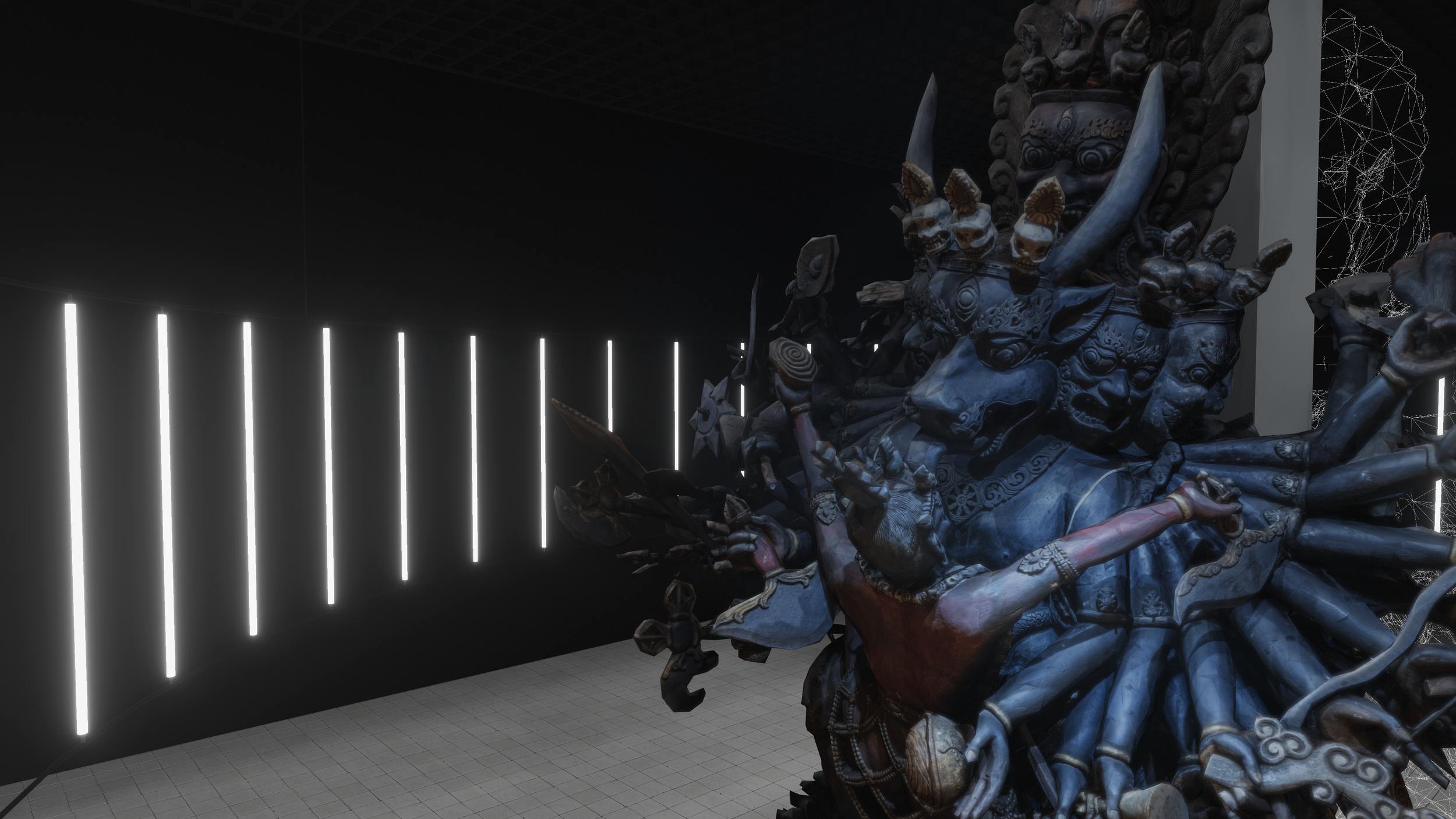 Vajrabhairava (Virtual Photography)