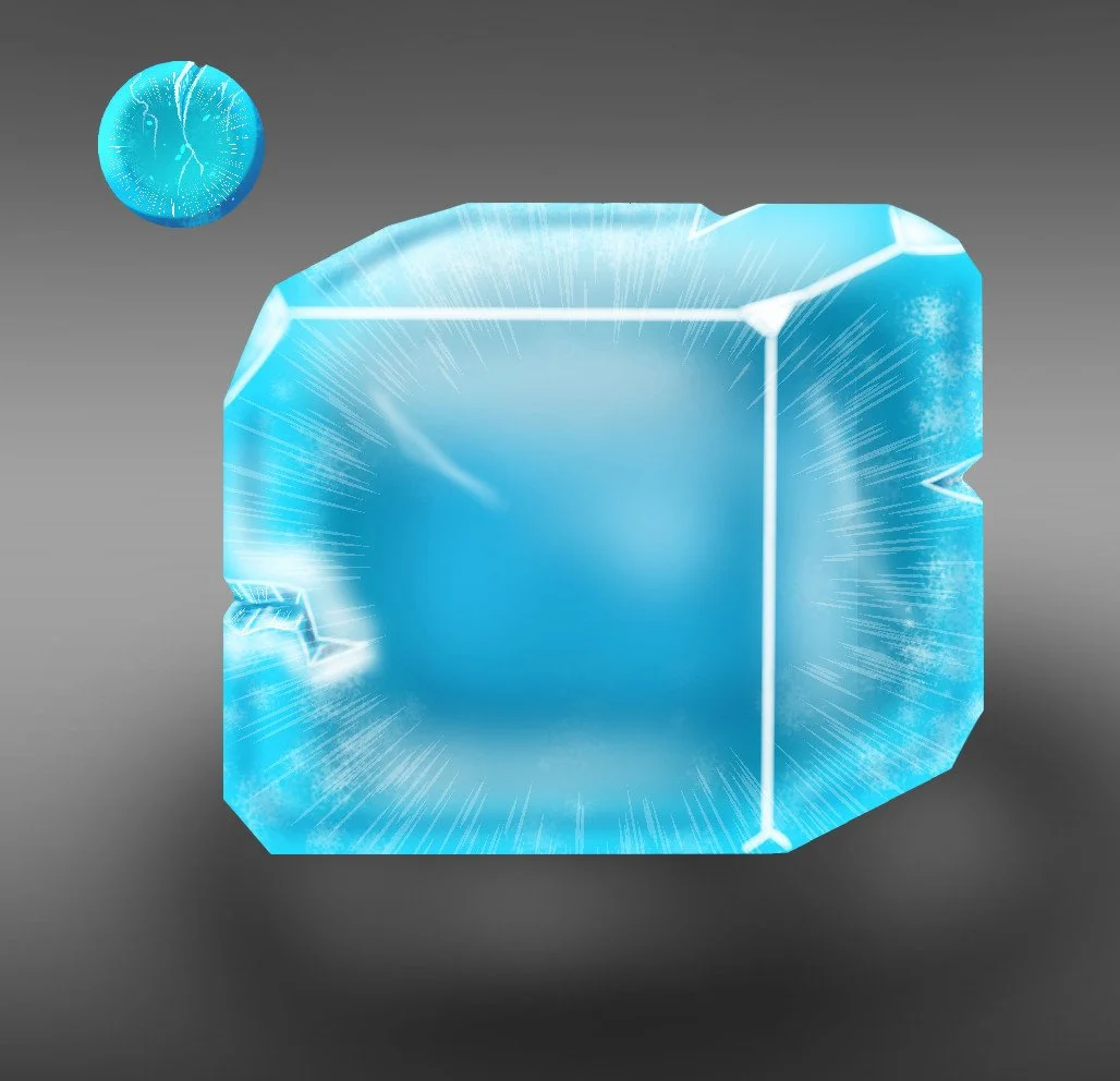 Ice Cube Texture Paint