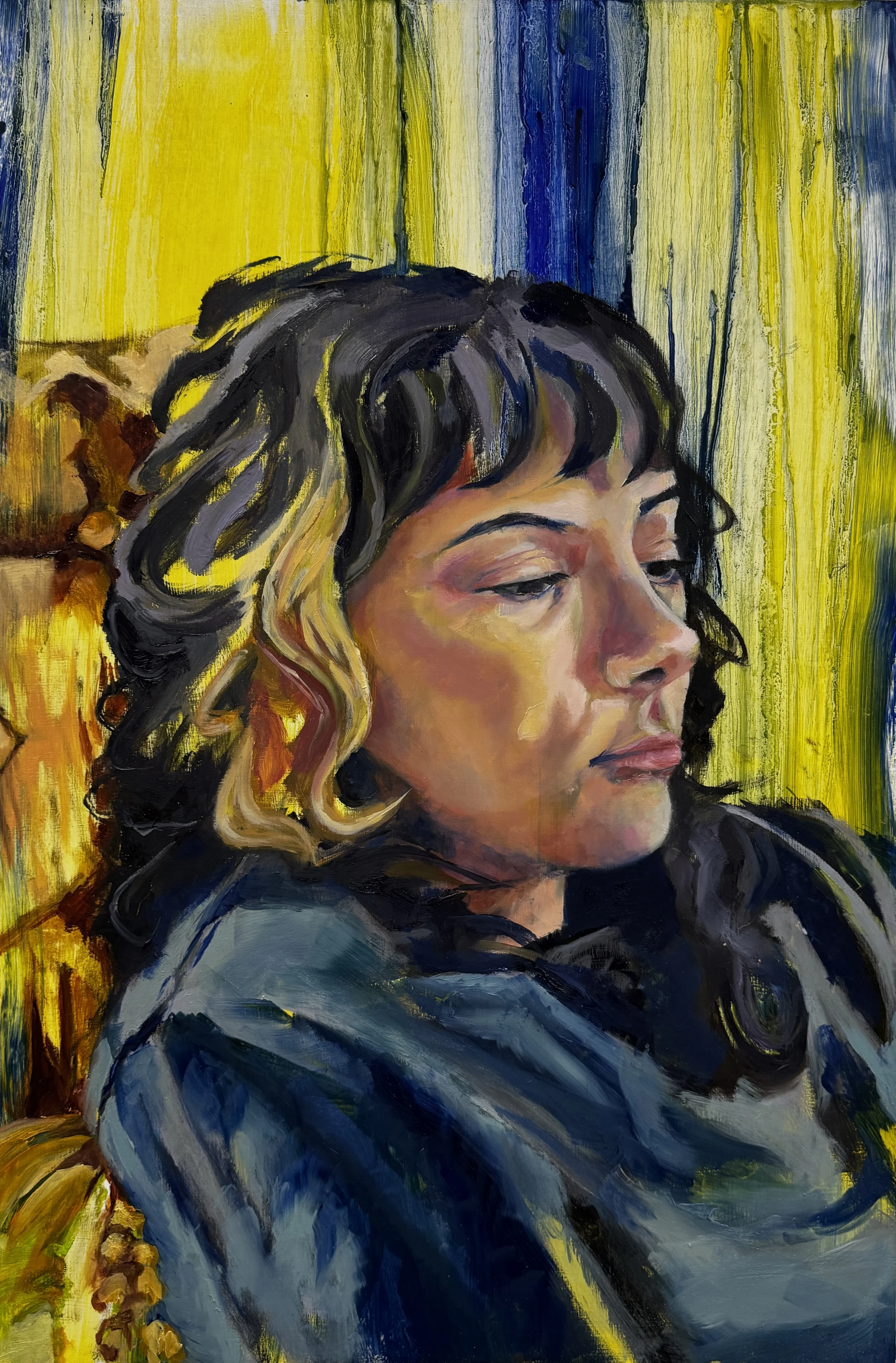 Jaela Study, 2024, Oil on panel, 30"x20"
