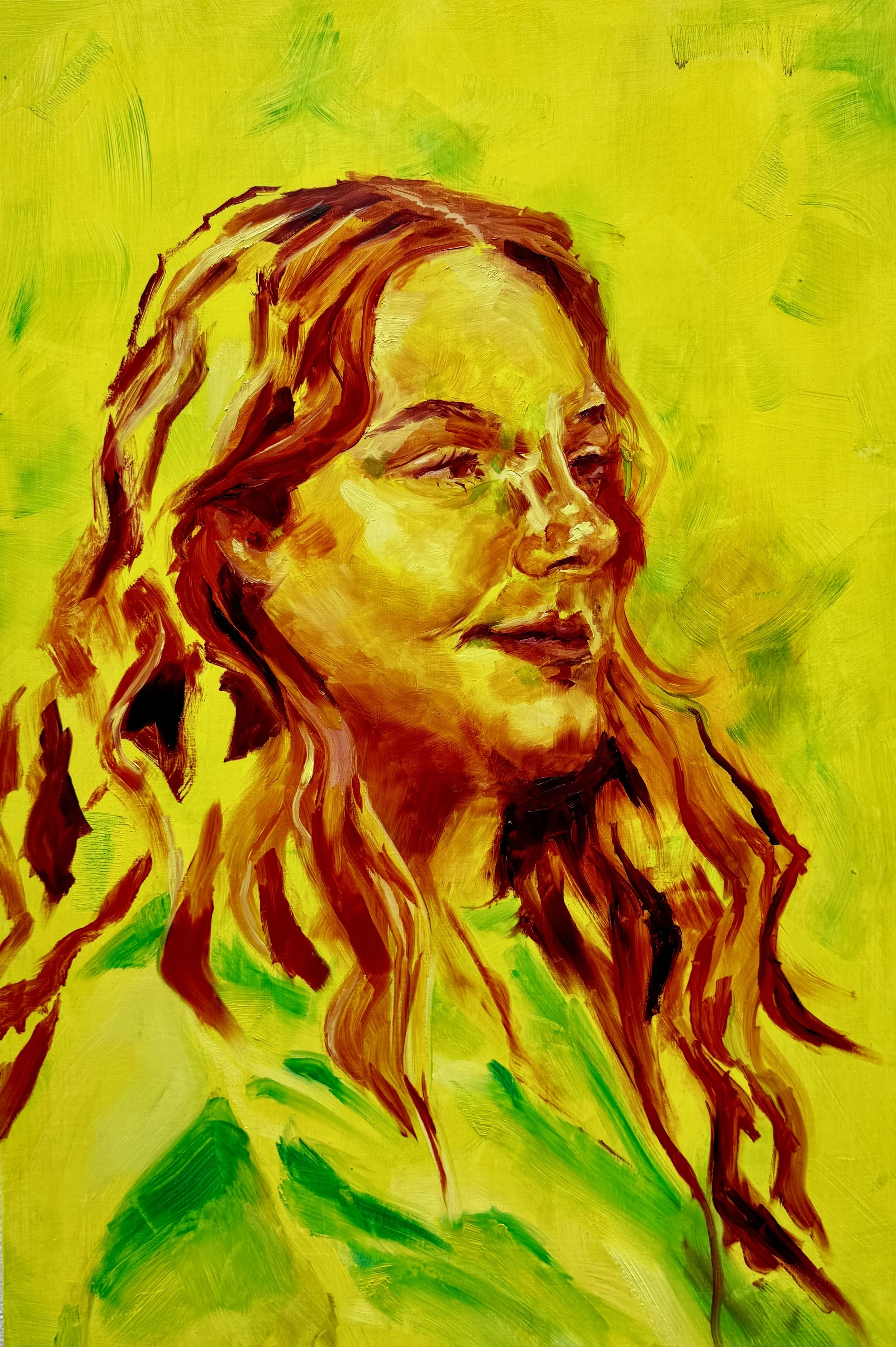 Amelia Study, 2024, Oil on panel, 30"x20"