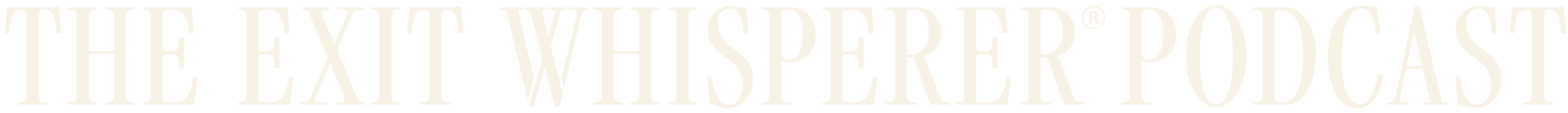 Logo of 'The Exit Whisperer Podcast' in white text on a black background.