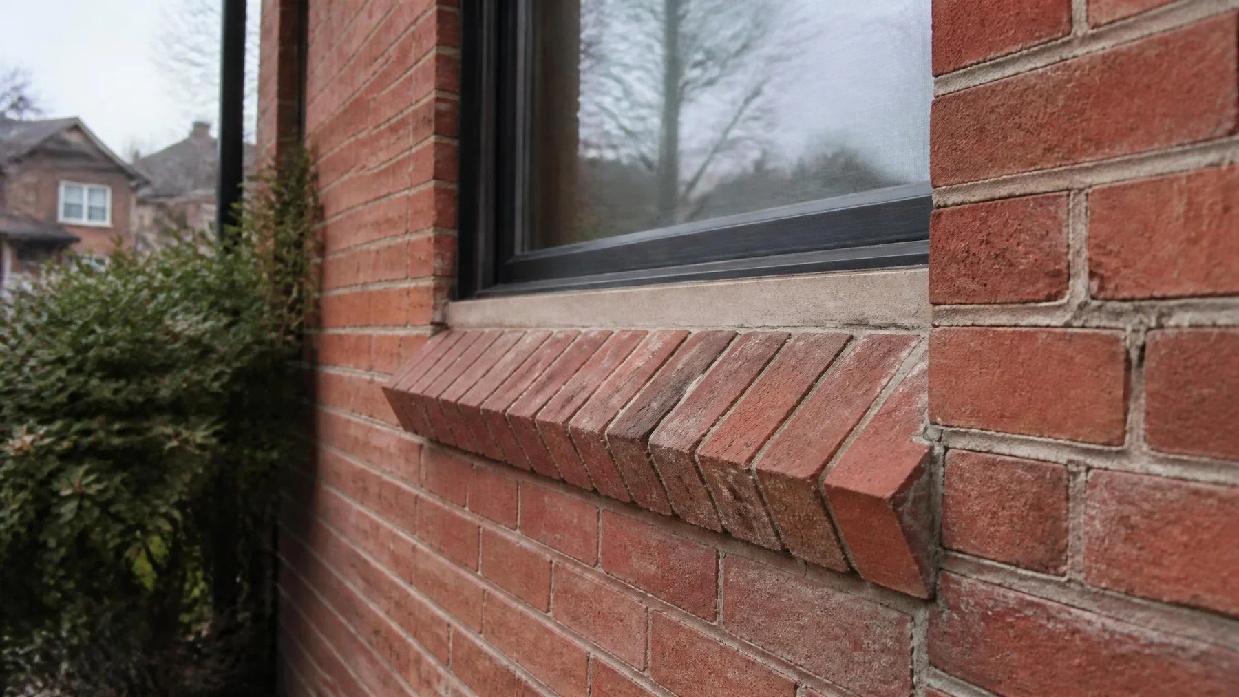 brick window sill repair assessment on brick masonry