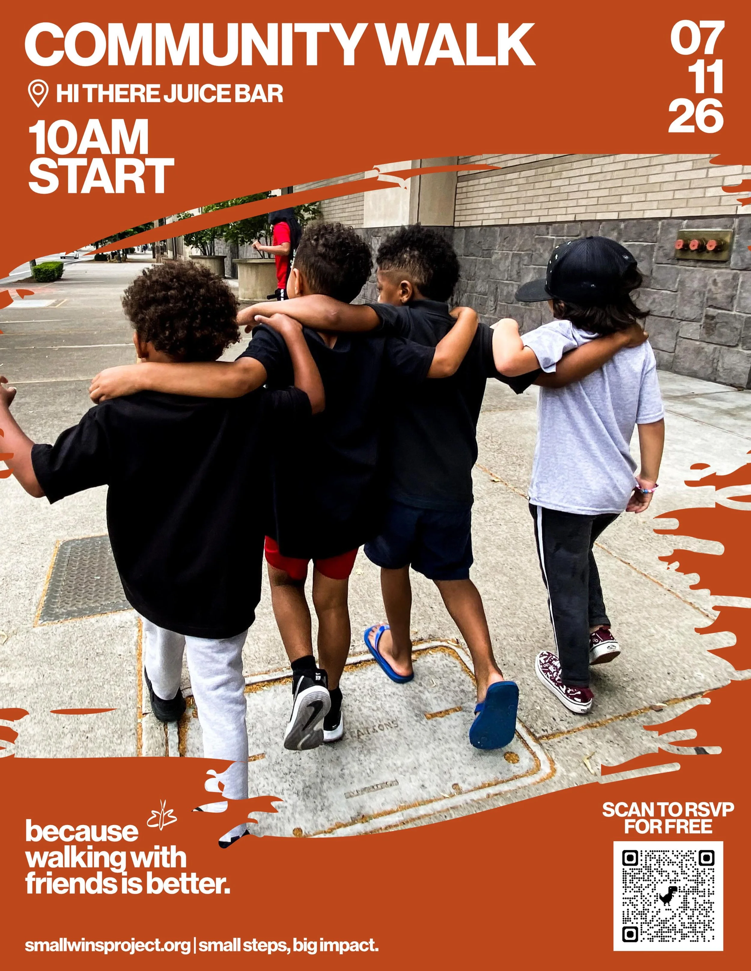 Six years ago, June 2020&mdash;I organized a community walk in downtown Vancouver.

This precious photo was taken during that event.

The kid second from the left is my son.
The kid on the far right is Amanda&rsquo;s son from @hitherejuiceco 

Back t