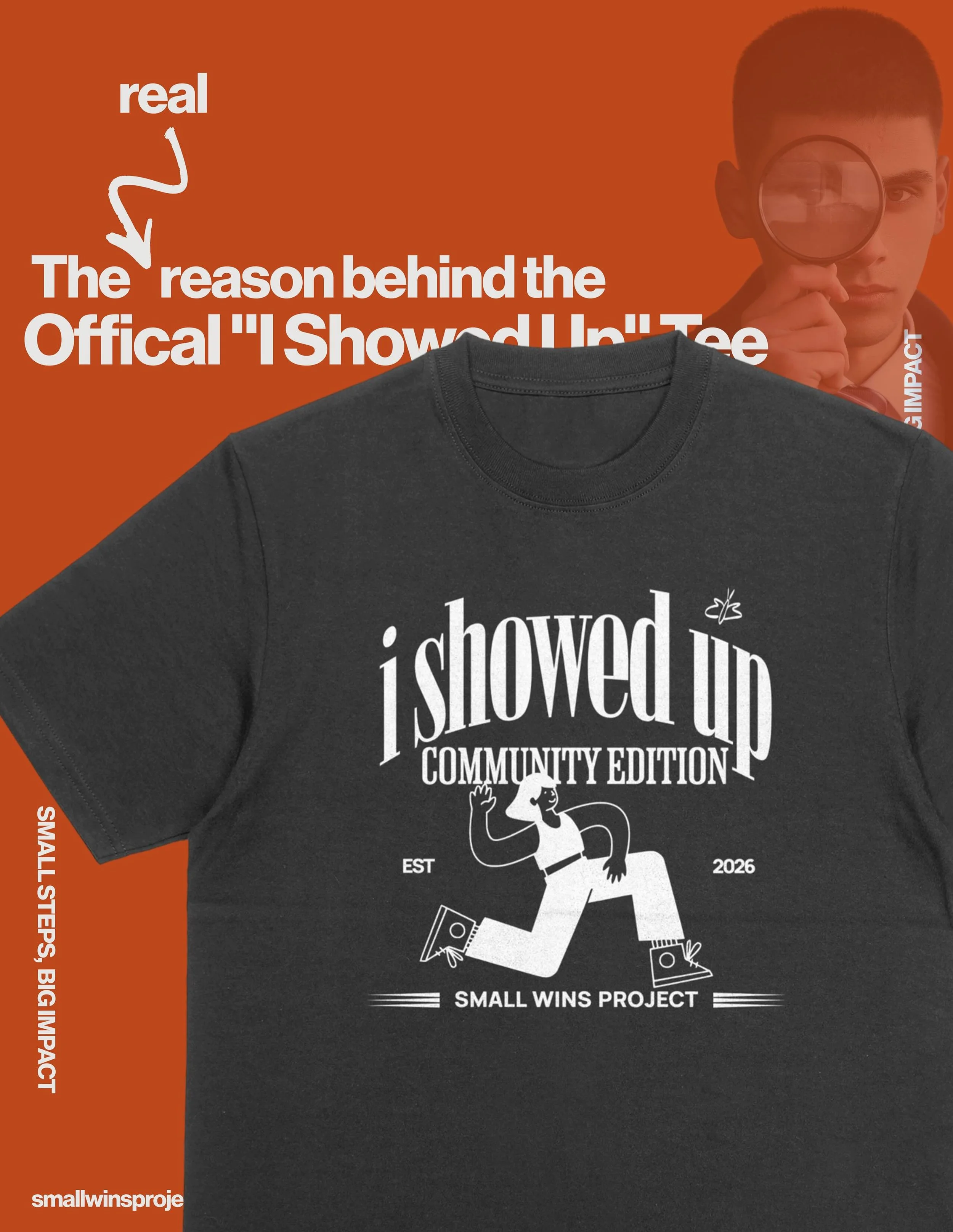 There have been a lot of seasons in my life where I wasn&rsquo;t at my best.

But I&rsquo;ve learned something:

You don&rsquo;t have to have everything figured out to move forward.

You just have to show up.

That&rsquo;s the reason behind this shir