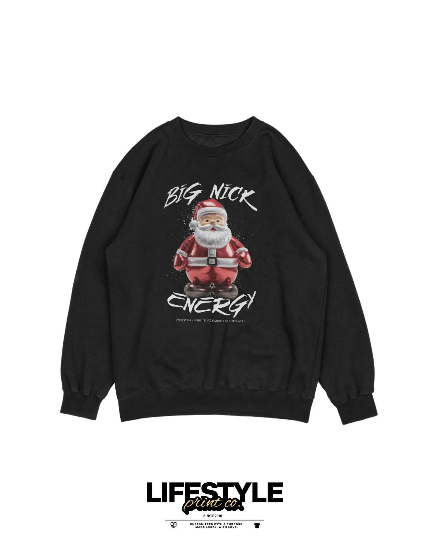 Big Nick Energy 😎

Which one do you like better &mdash;

White, or green text? 🤔 

Anyways, about that time! 🎅🏽 If you want some custom holiday tees this year for you and the fam, holler at me! 👋🏽

#Christmas #Explore