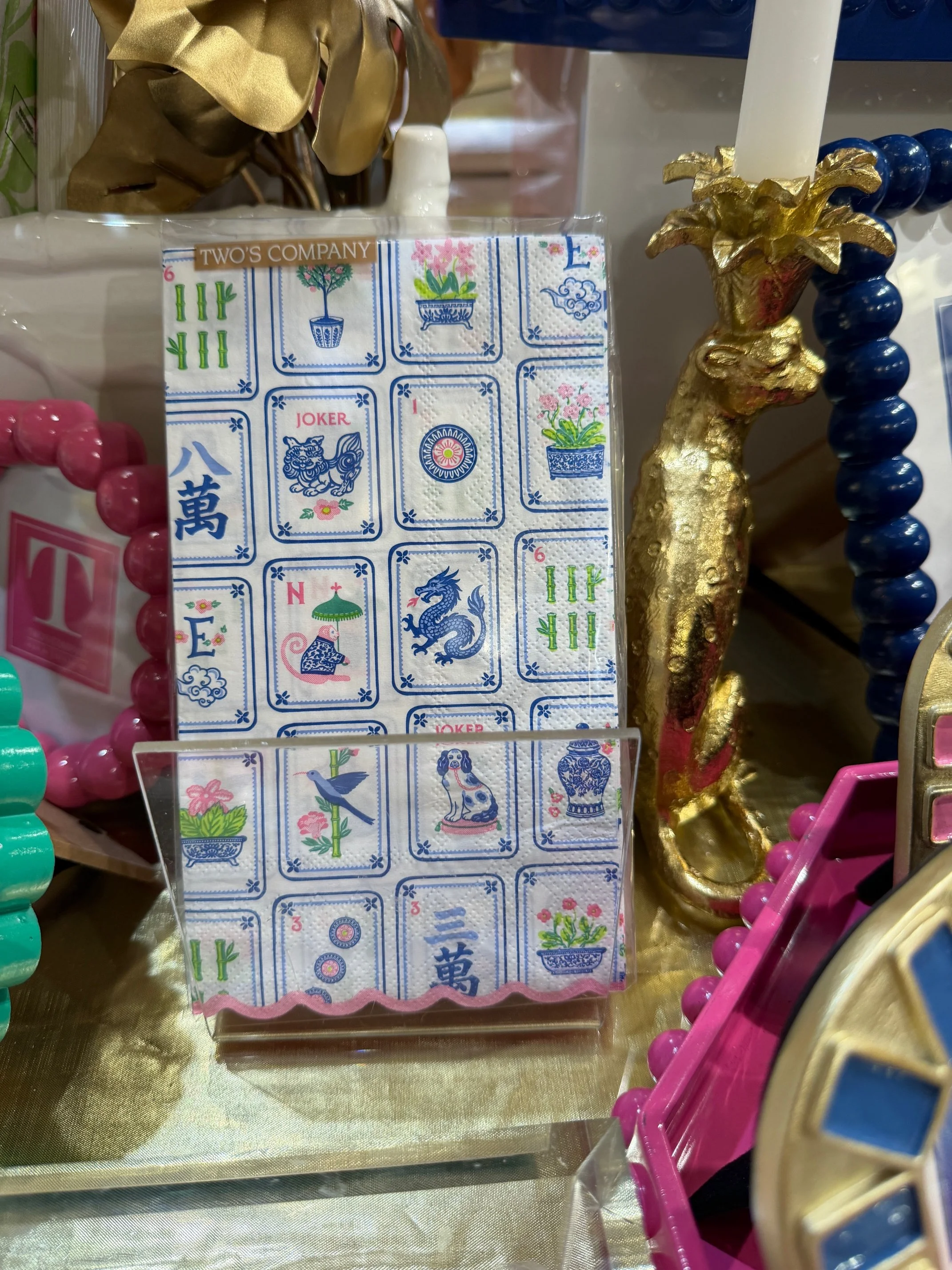 Coming Soon! Mahjong Paper Napkin Dinner / Guest Towel