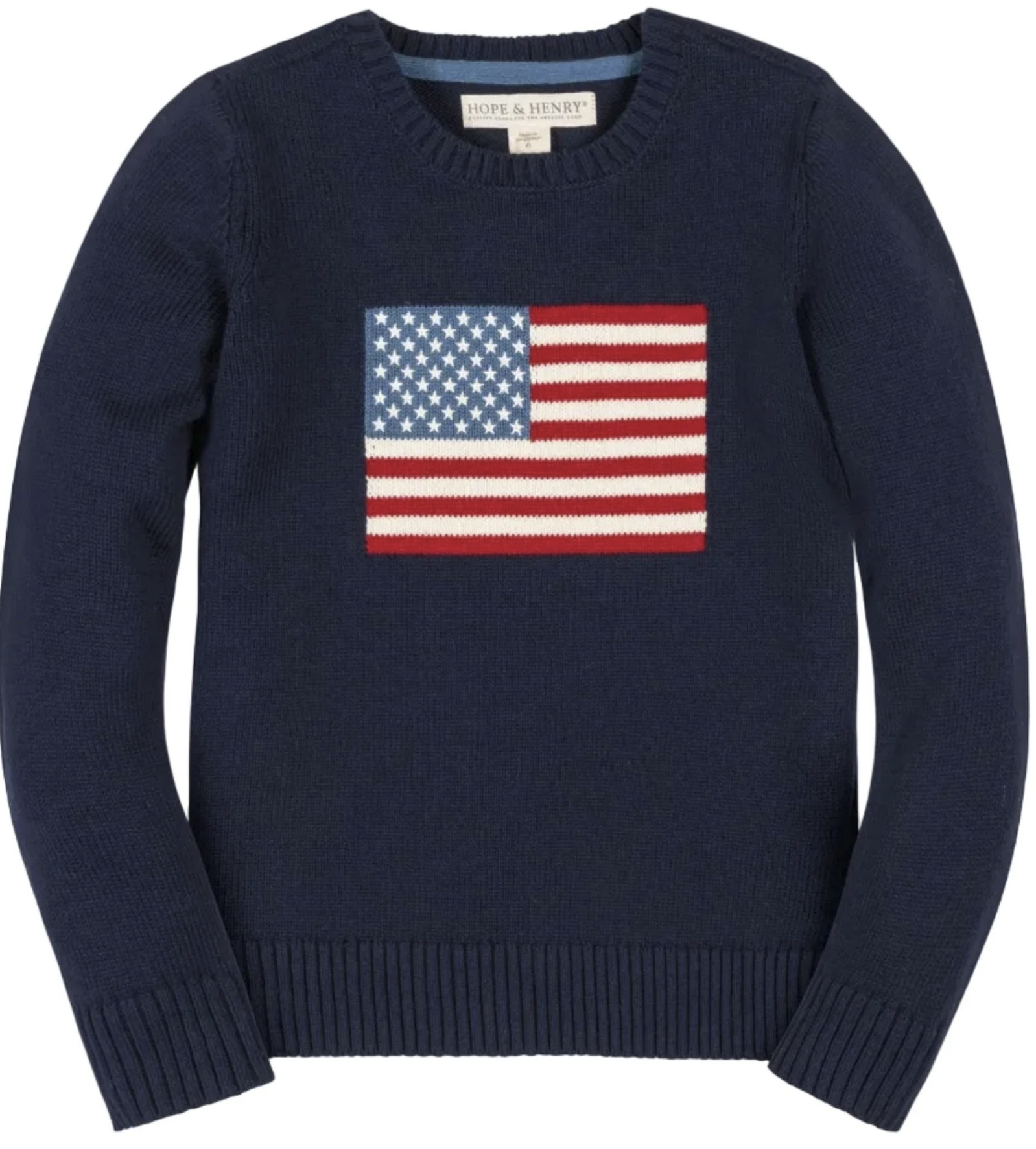 Hope and Henry American Flag sweater
