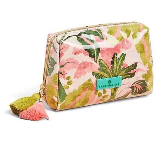 Spartina 449 cosmetic case palm paradise