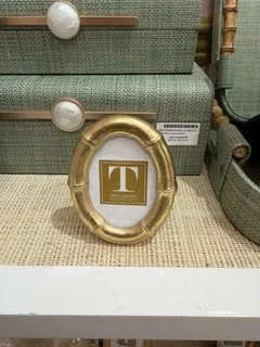 Gold Faux Bamboo Photo Frames