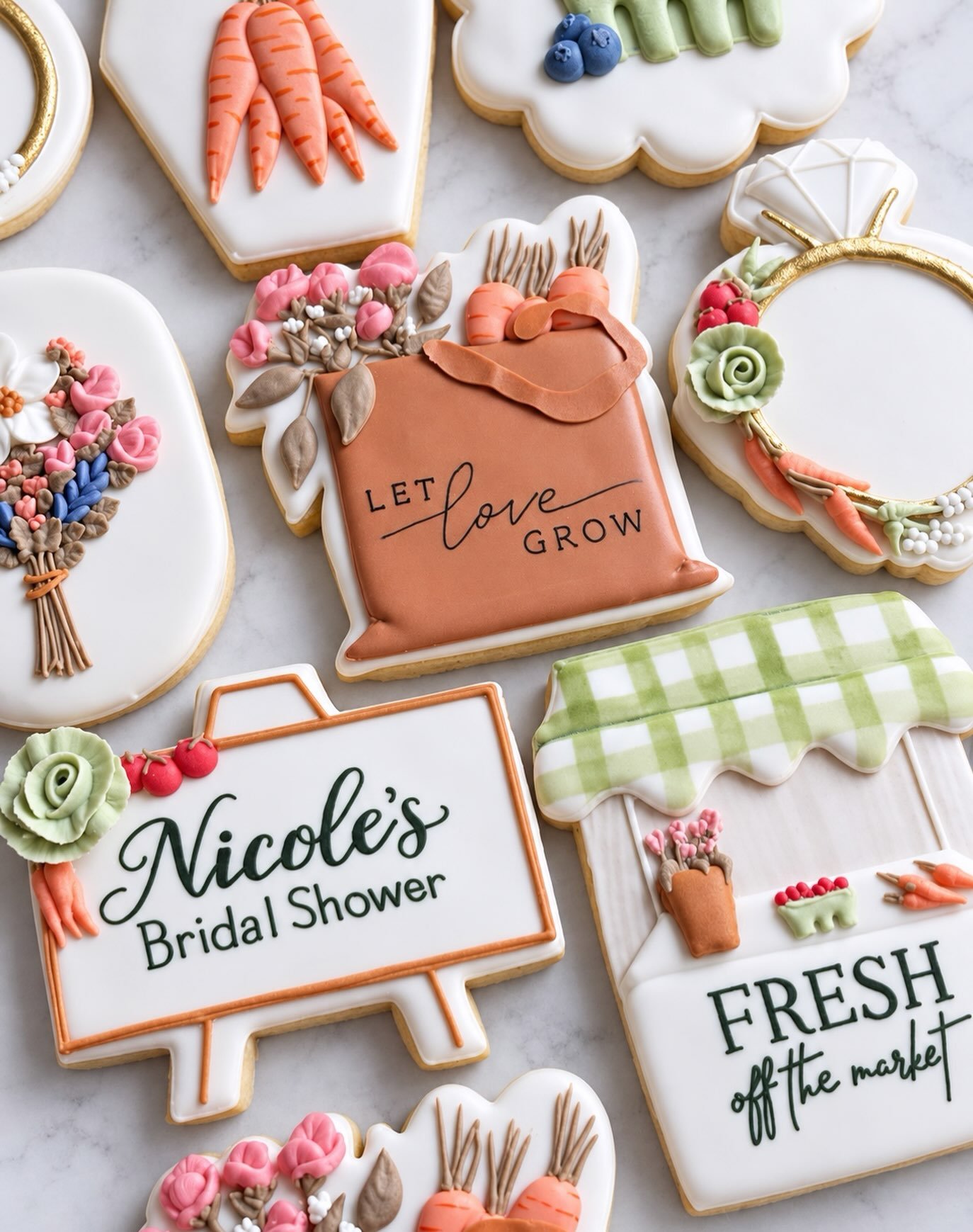 Forever a favorite theme 🥕🥬💐