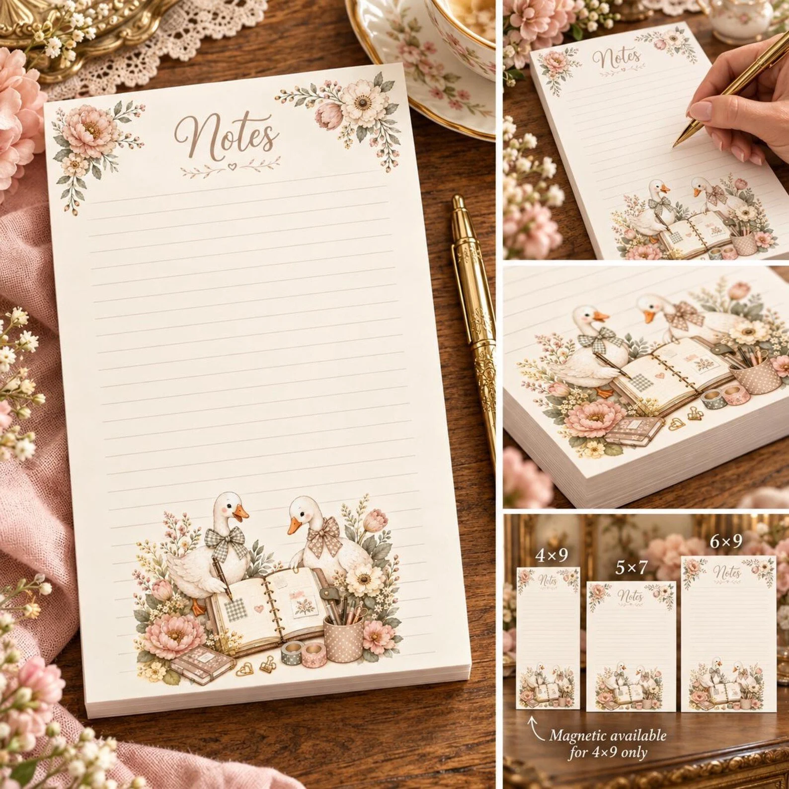 Floral Geese Notes — Physical