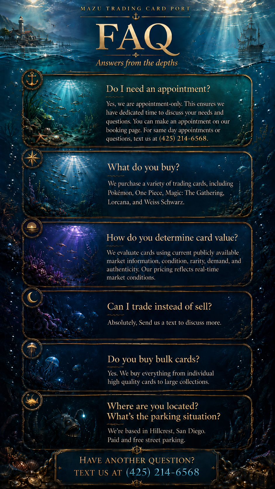 Mazu Trading Card Port FAQ mobile version