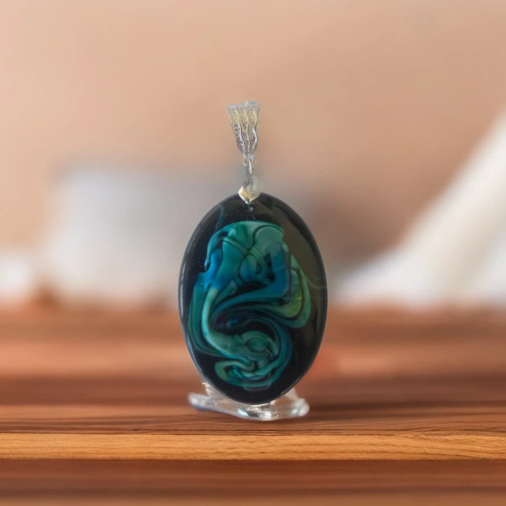 Deep Sea Swirl  Pendant