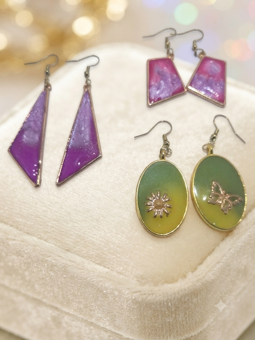 Geometric Statement Earrings