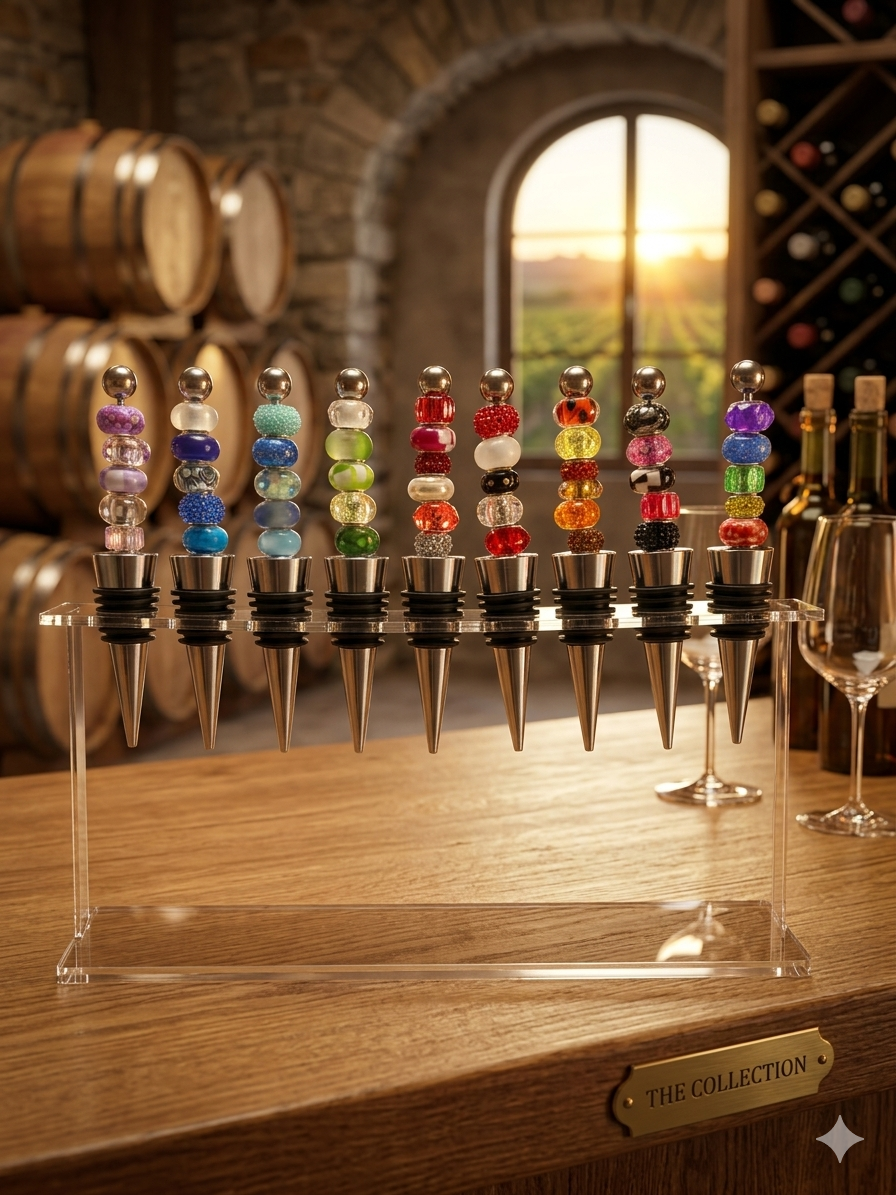 Beaded Wine Bottle Stoppers