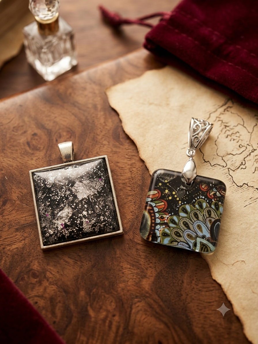 Square Pendant Necklaces