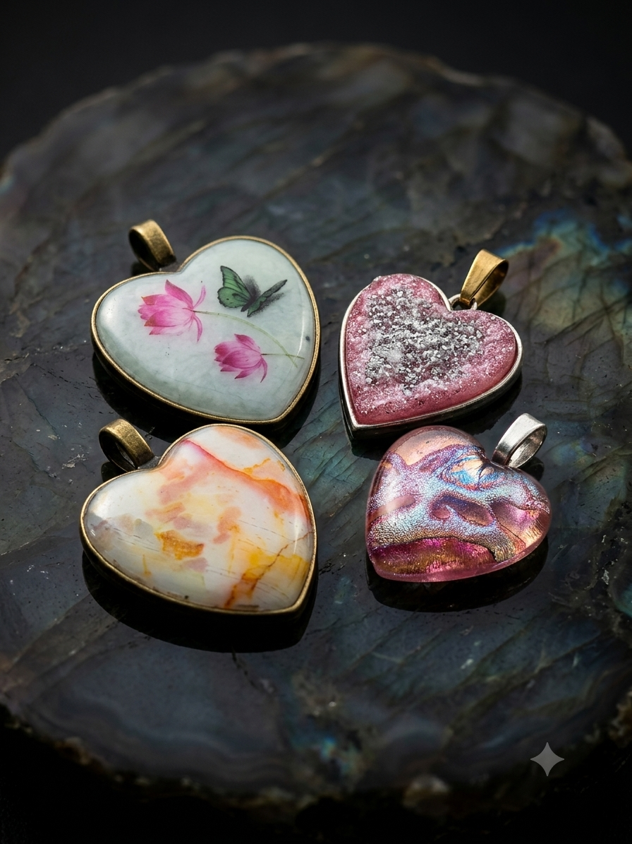 Unique Heart Pendants
