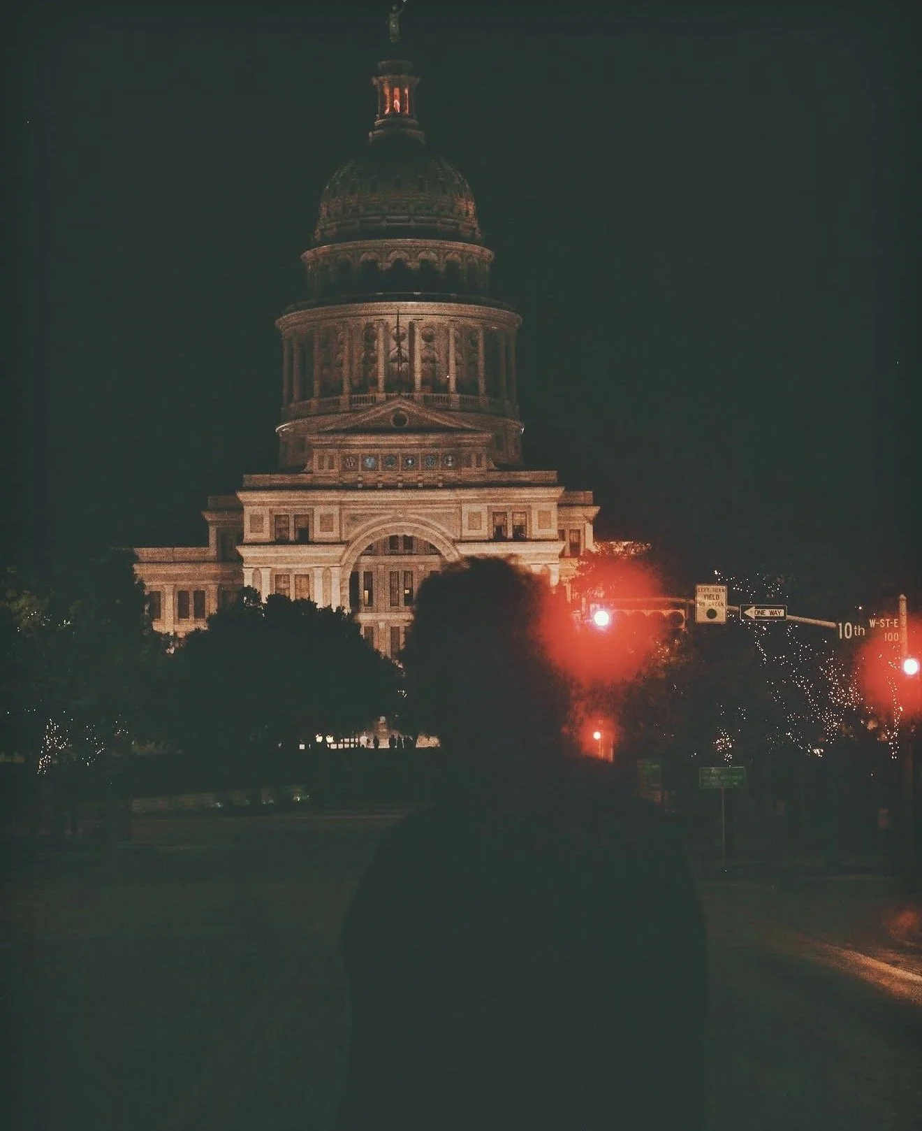 Late night in Austin, TX FRAMED PRINT