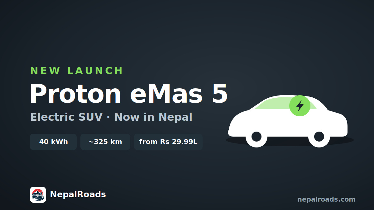 Proton eMas 5 Launches in Nepal: A New Compact Electric SUV Under 35 Lakh