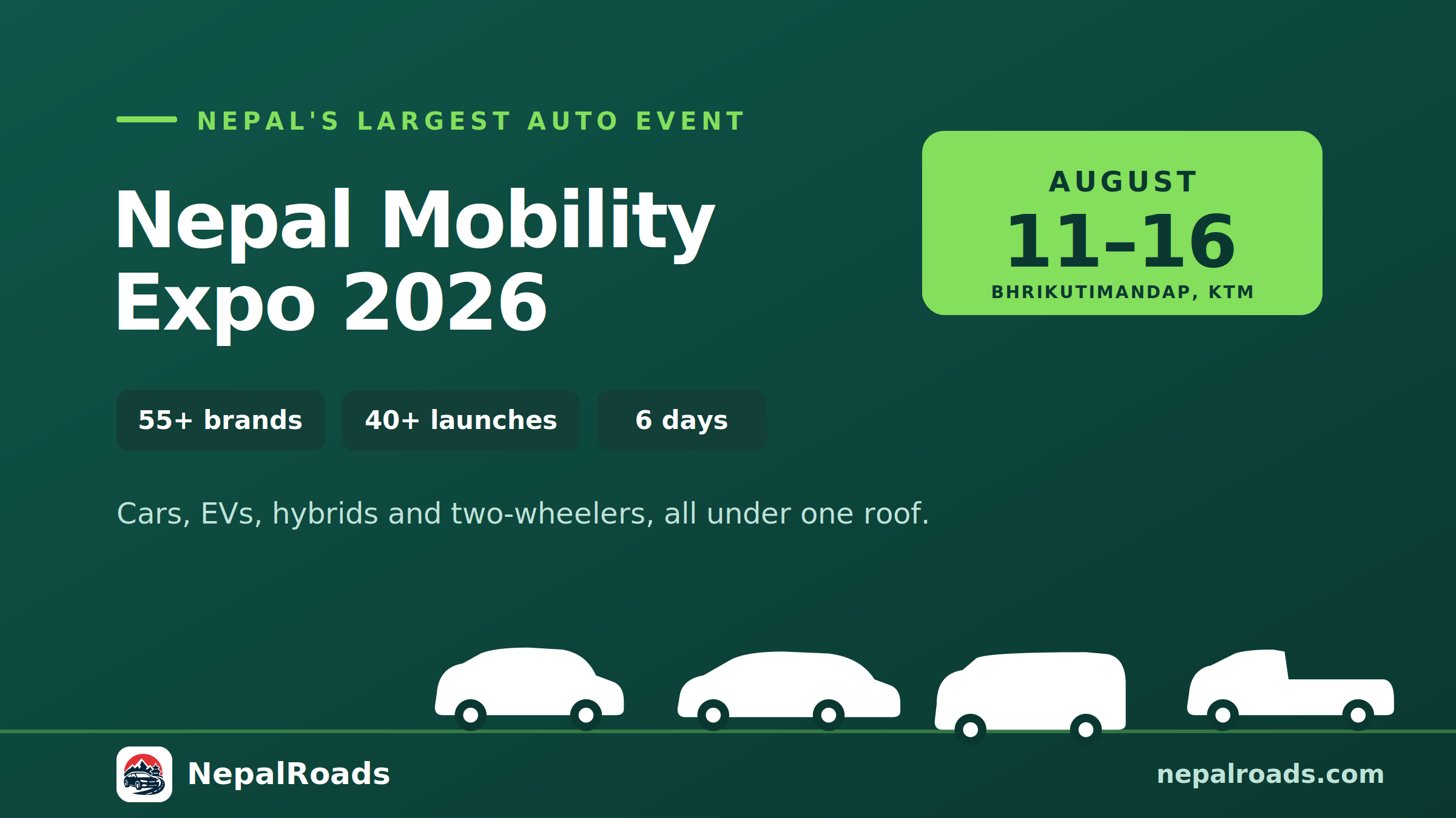 NAIMA Nepal Mobility Expo 2026: Dates, Brands and What's Launching