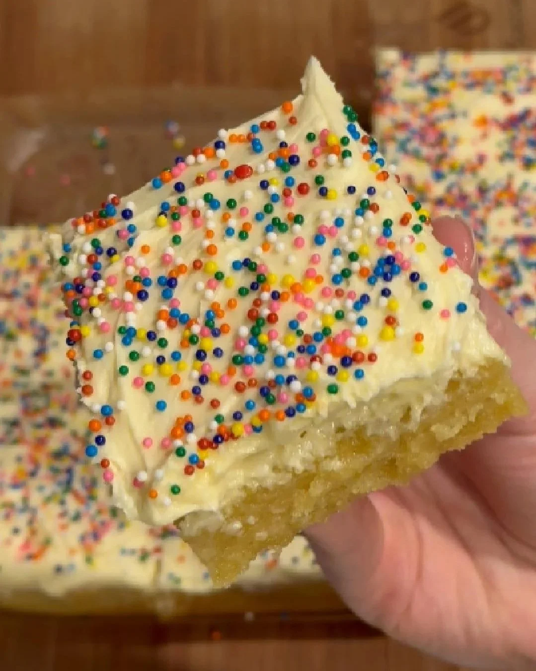 Dot Cake Cookie Bar