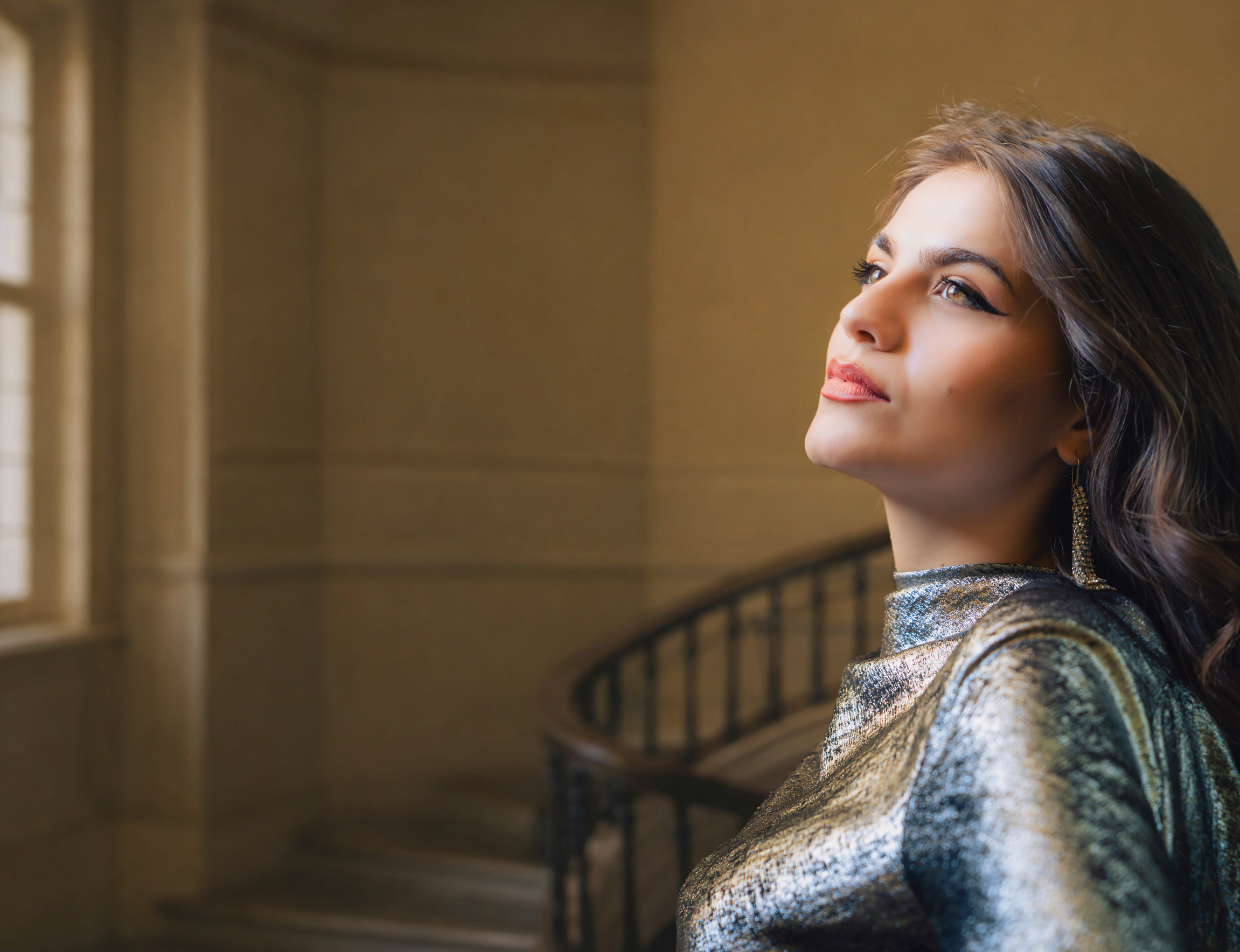 Francesca Pia Vitale, soprano italiano, ritratto a luce naturale