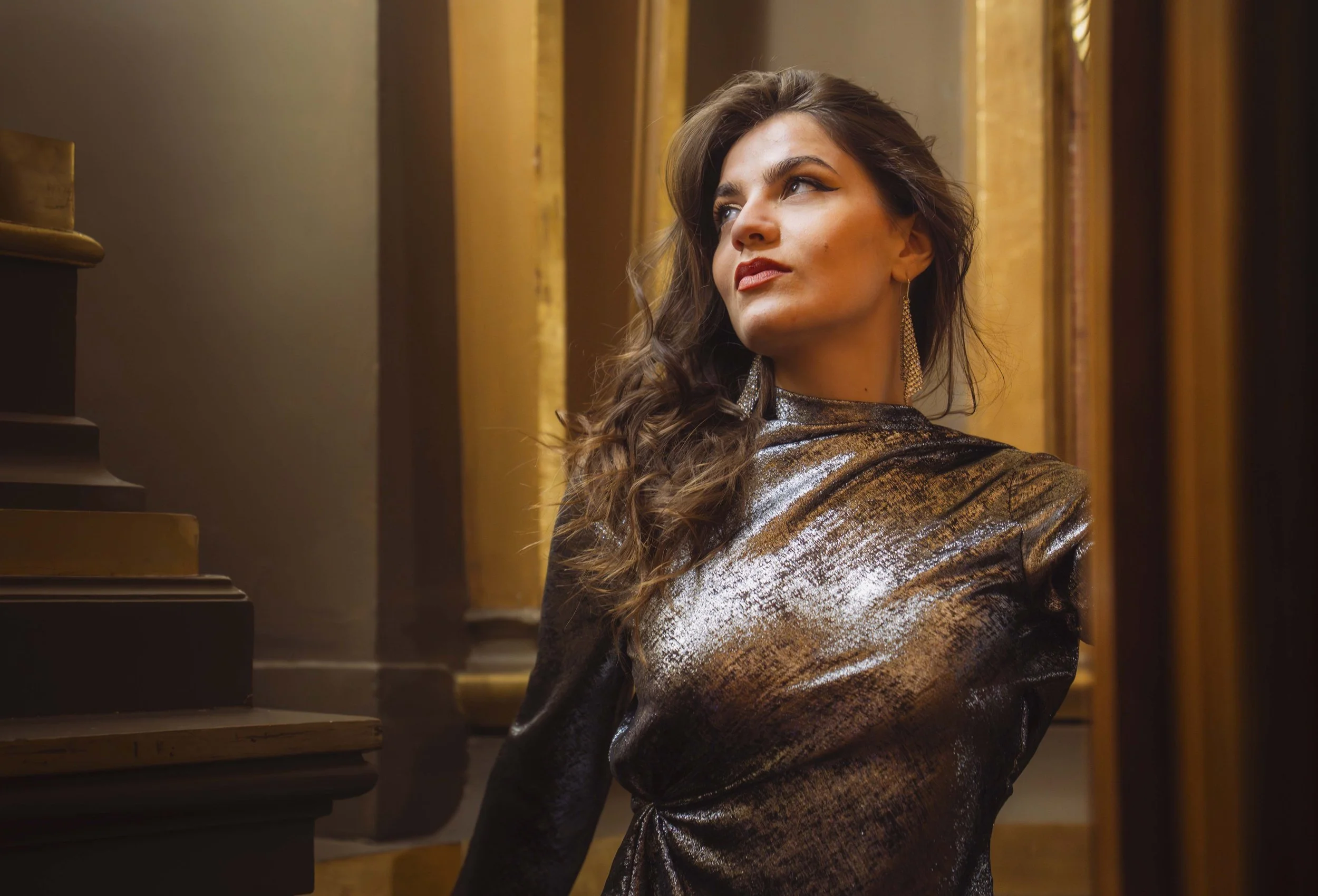 Francesca Pia Vitale, soprano italiano, ritratto in teatro