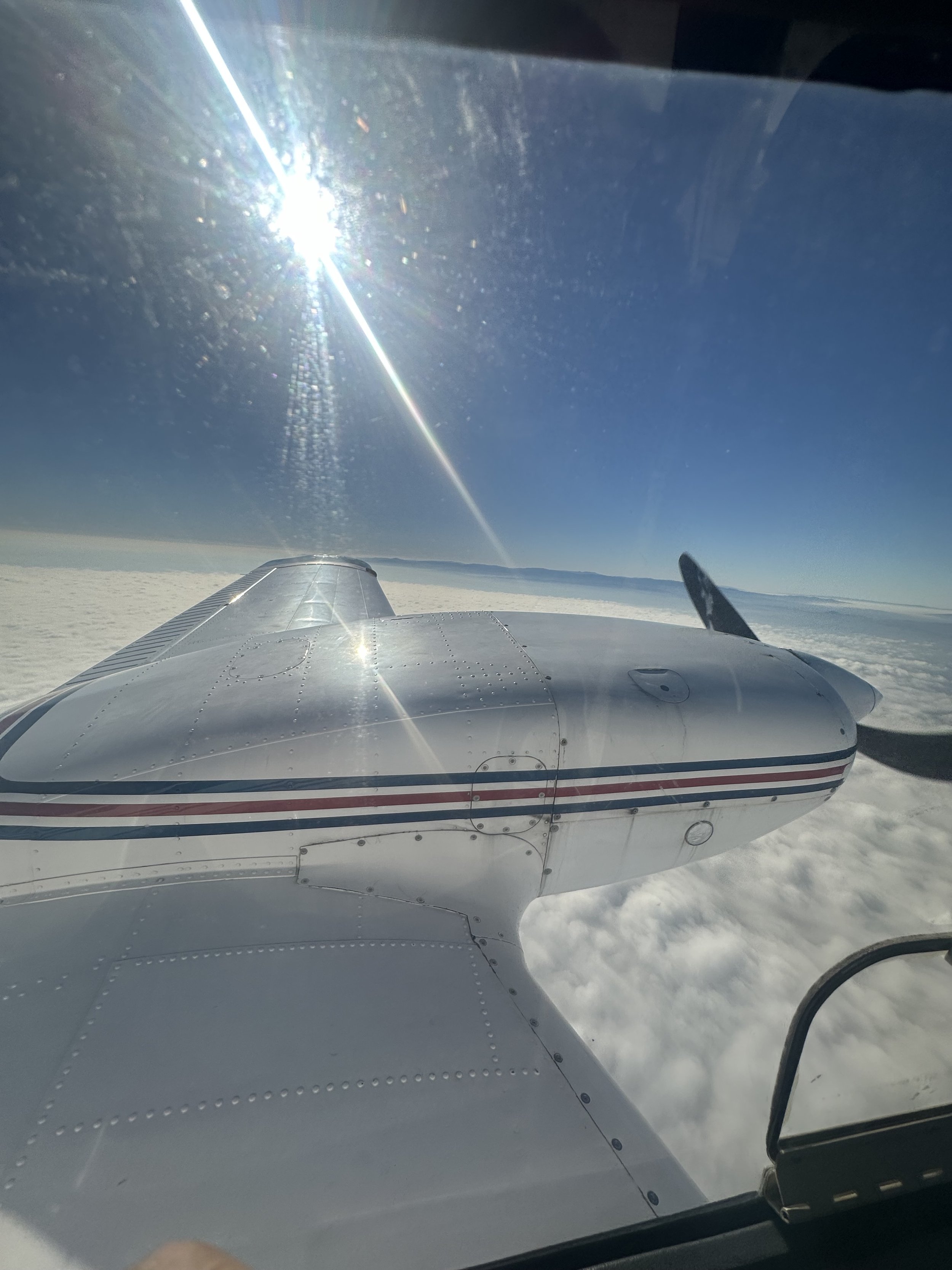 For those who rise higher, the sun shines brighter above the clouds.
